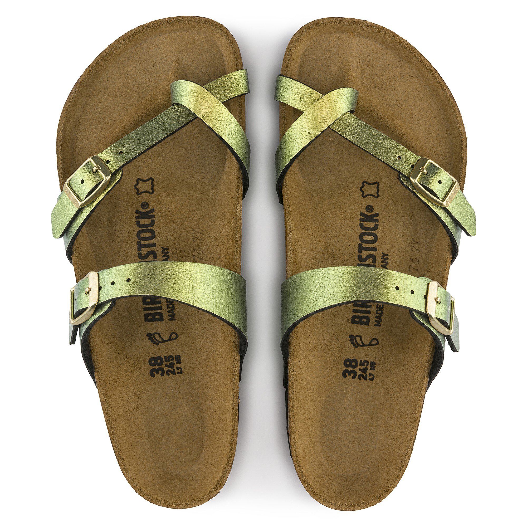 gold mayari birkenstocks