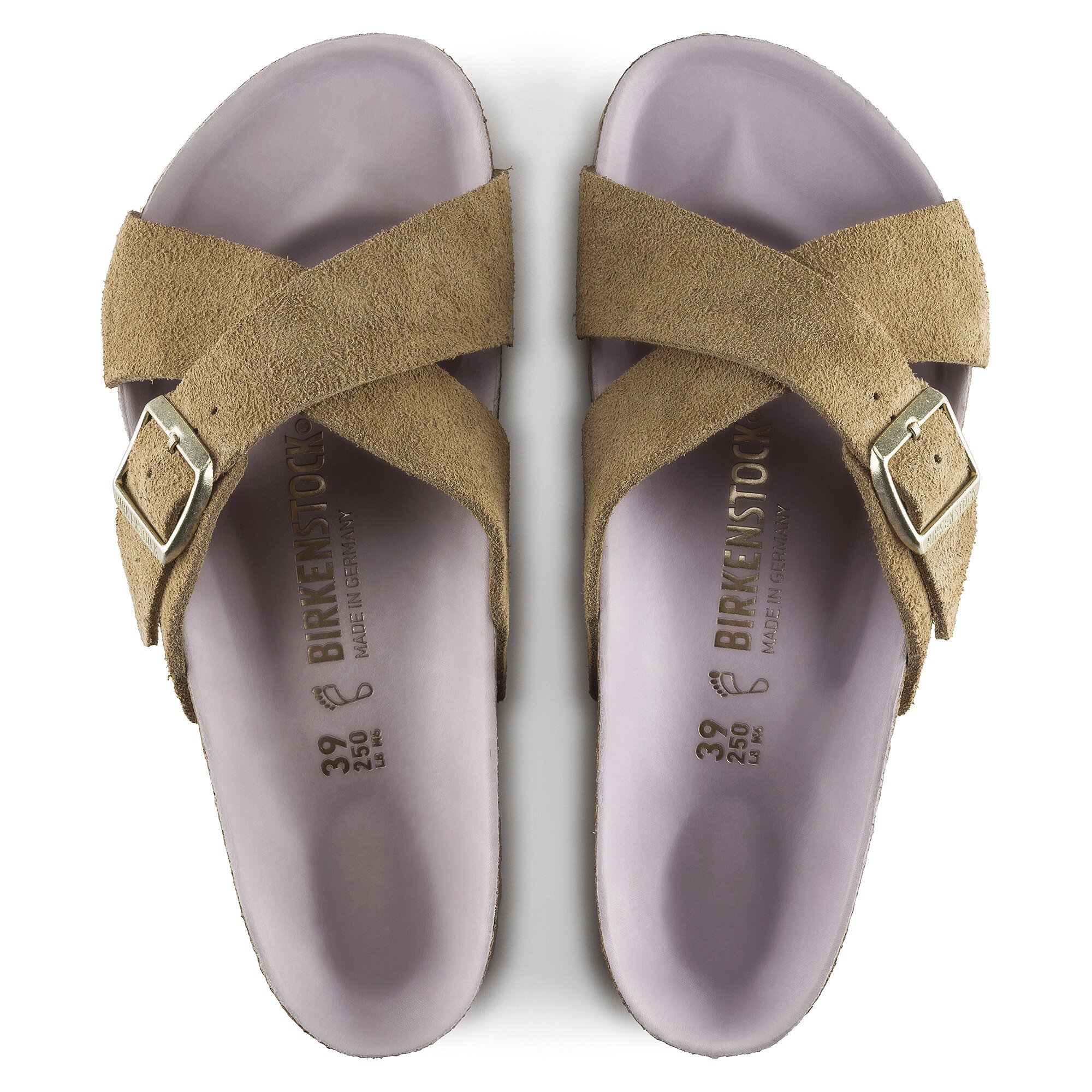 Siena Suede Leather Sand BIRKENSTOCK