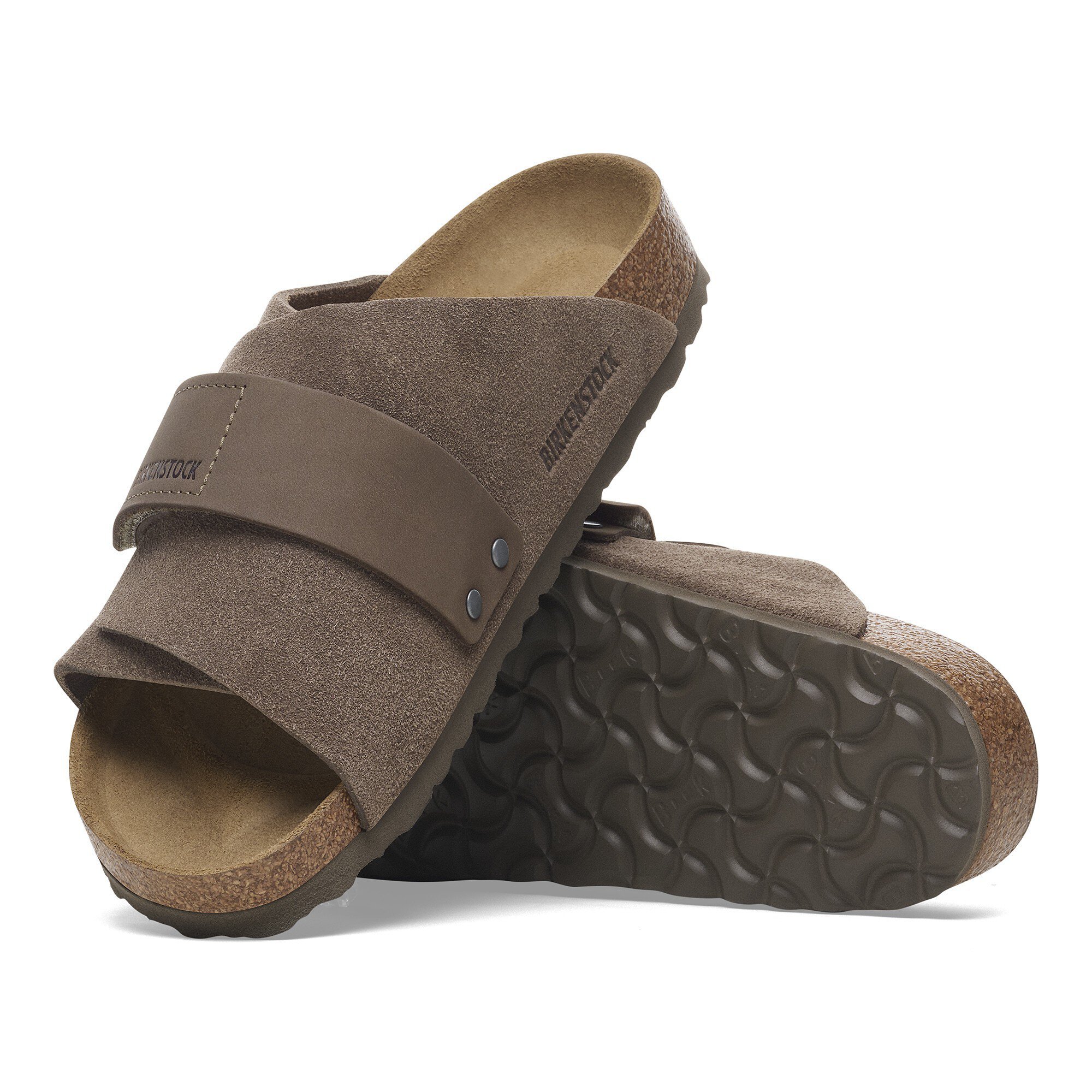 Kyoto Nubuck-Suede Leather Concrete Gray | BIRKENSTOCK