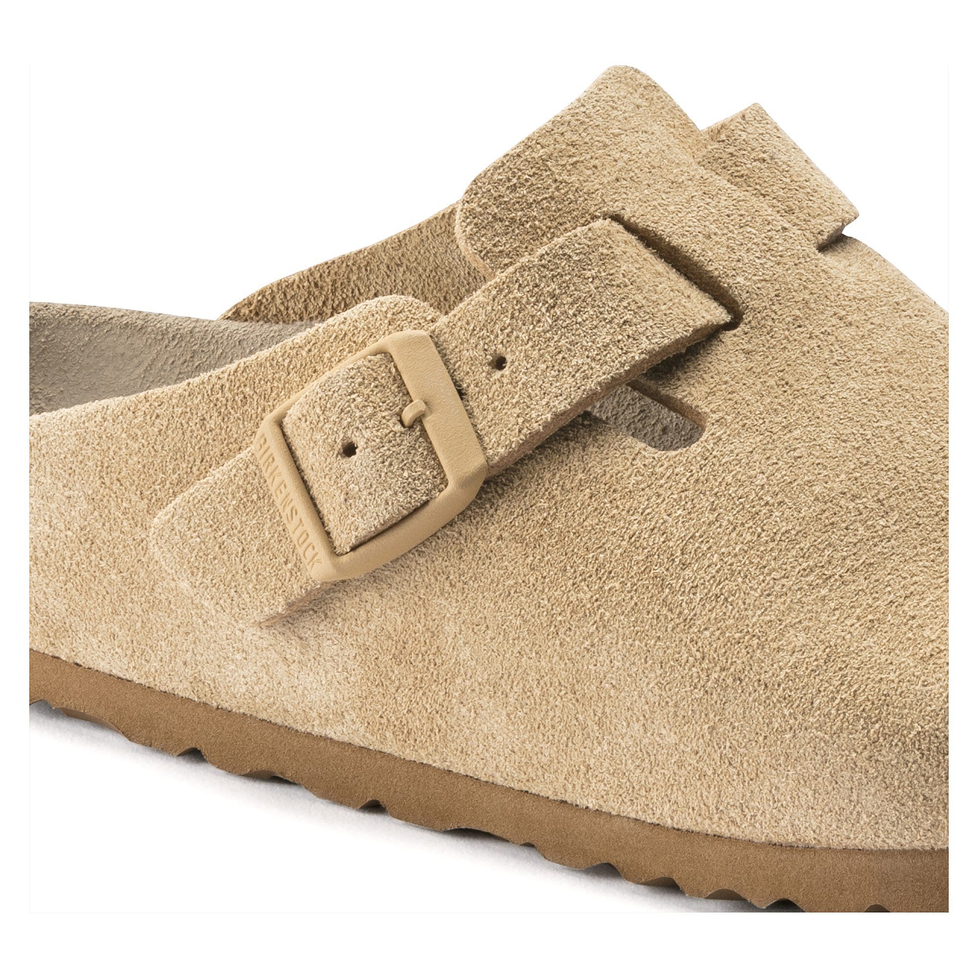 gezantschap palm in tegenstelling tot Boston Soft Footbed Suede Leather Latte Cream | BIRKENSTOCK