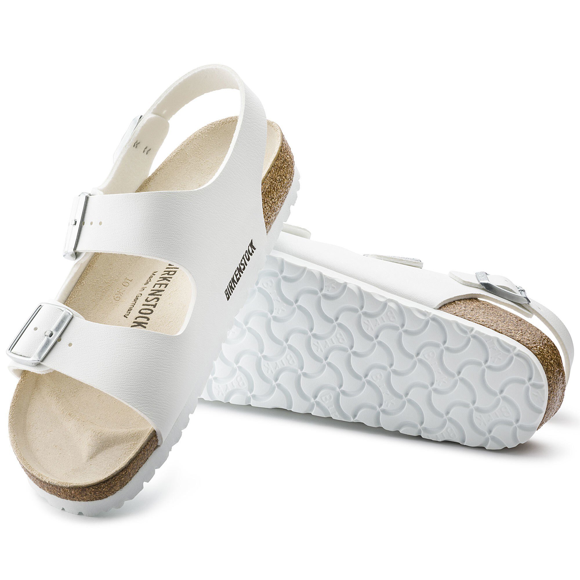 white birkenstock sandals