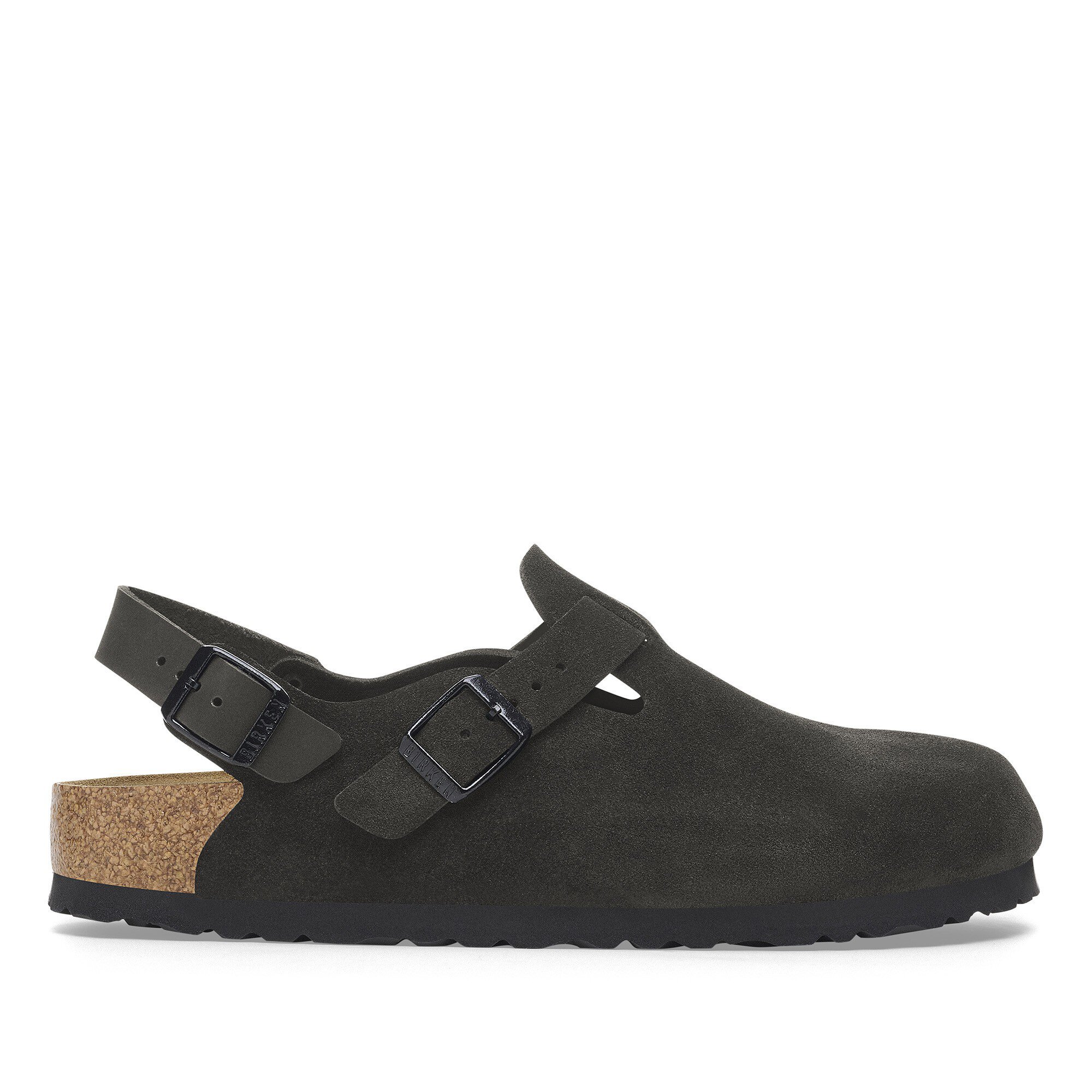 BIRKENSTOCK : Boston スエードレザーサンダル●38●トープ Tokio Suede / トキオ スエード スエードレザー ブラック