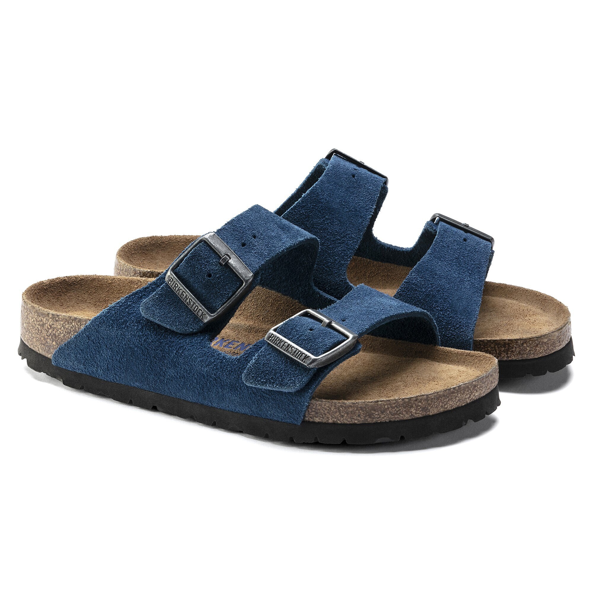 soft blue birkenstocks