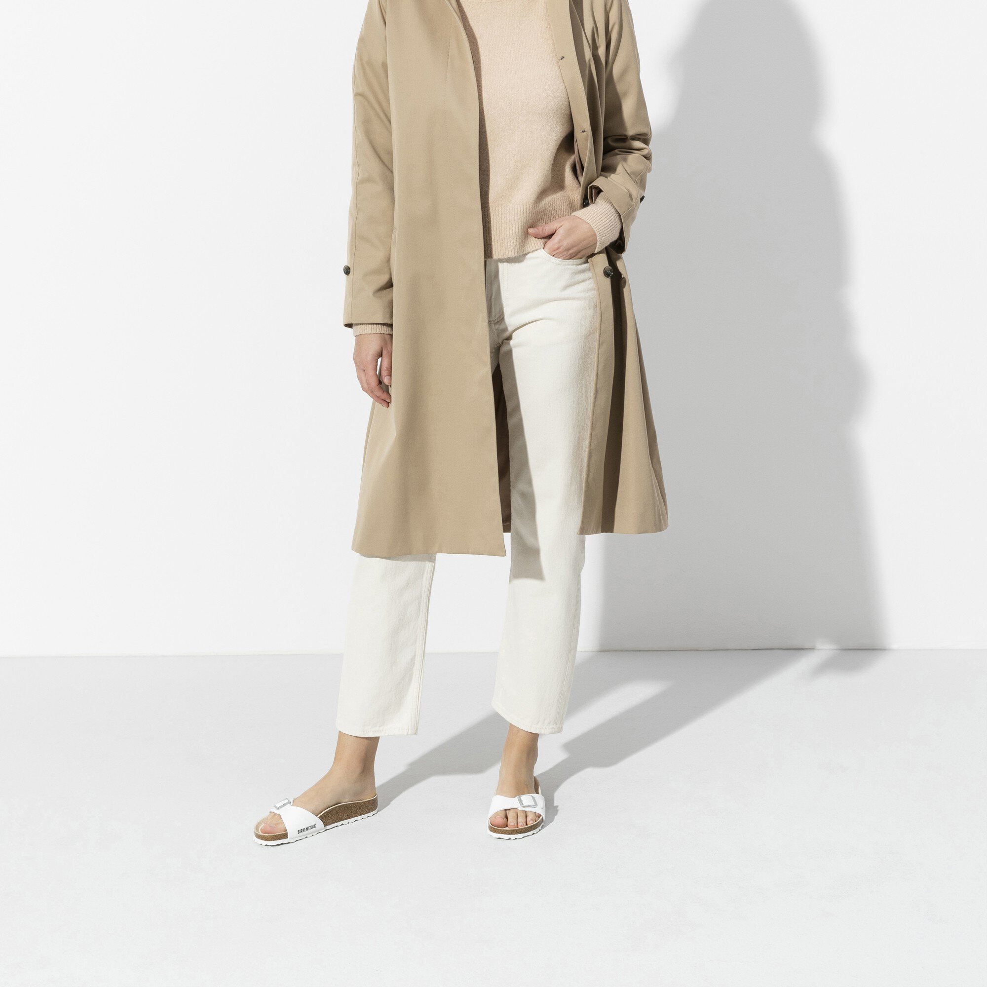 White shop madrid birkenstock