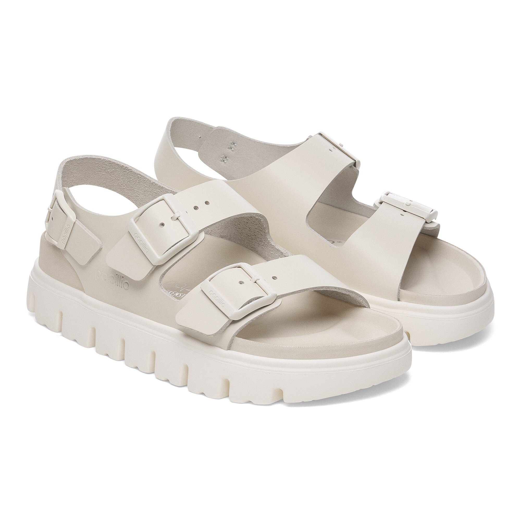 最終お値下げBIRKENSTOCK  Milano BS ホワイト24センチ Milano Leather White | BIRKENSTOCK