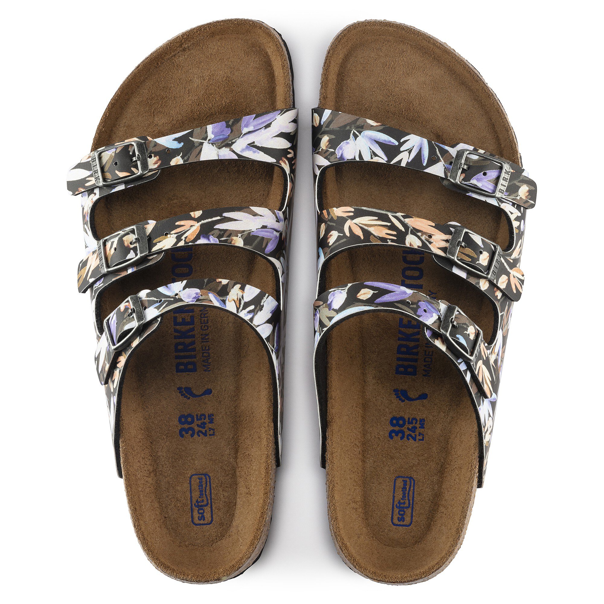 Florida Fresh Birko Flor Floral Fades Black