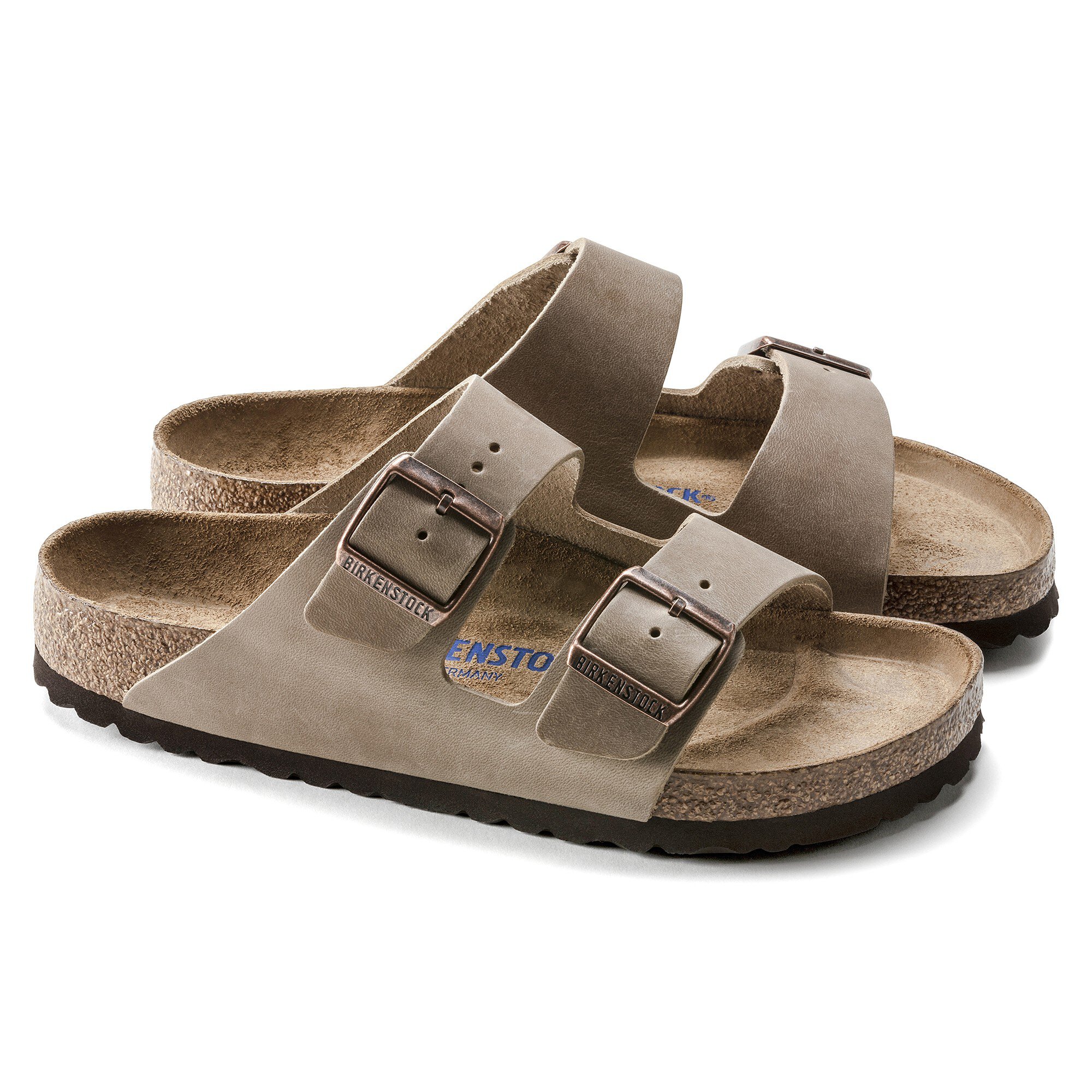 birkenstock arizona brown leather sandals