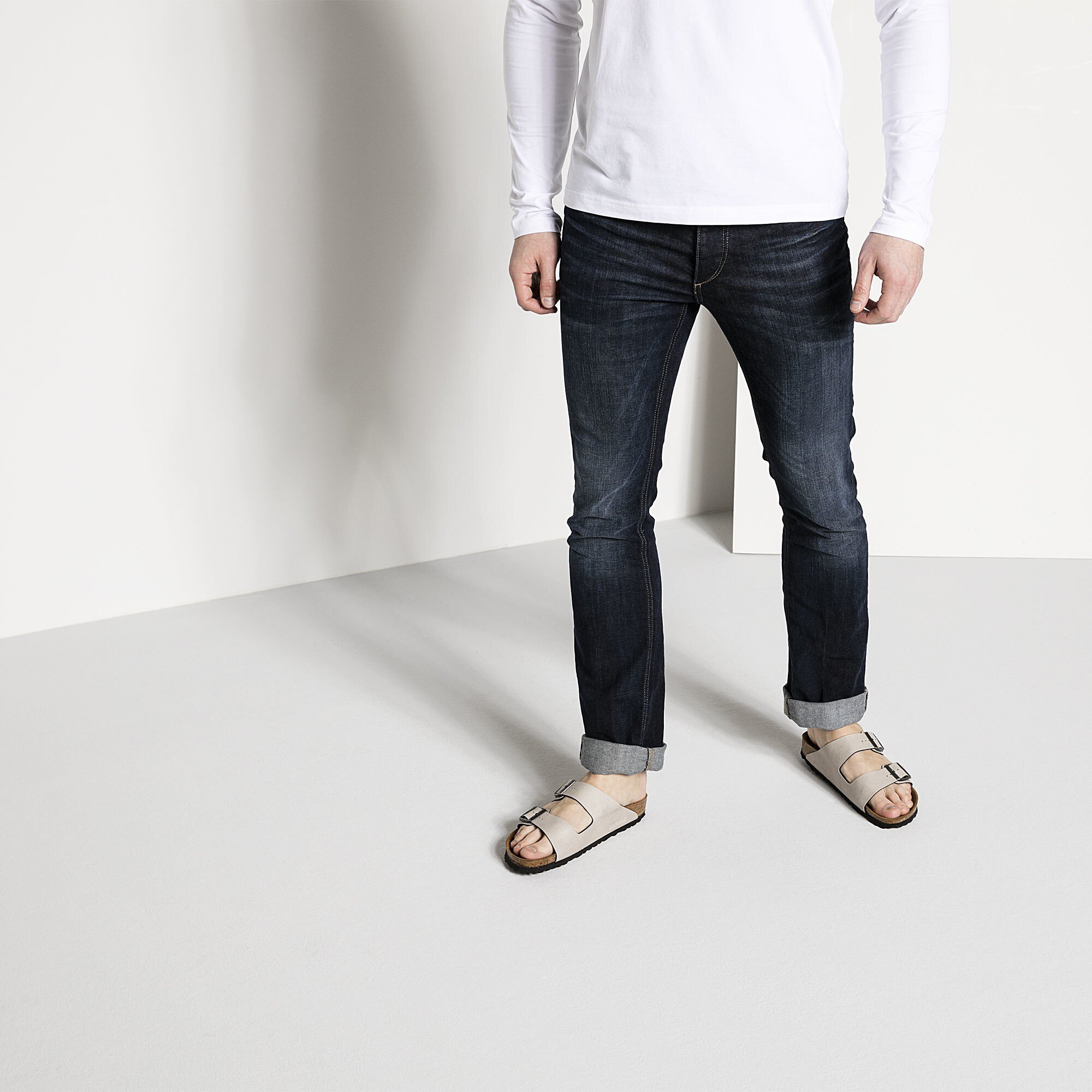 birkenstock arizona vegan pull up stone