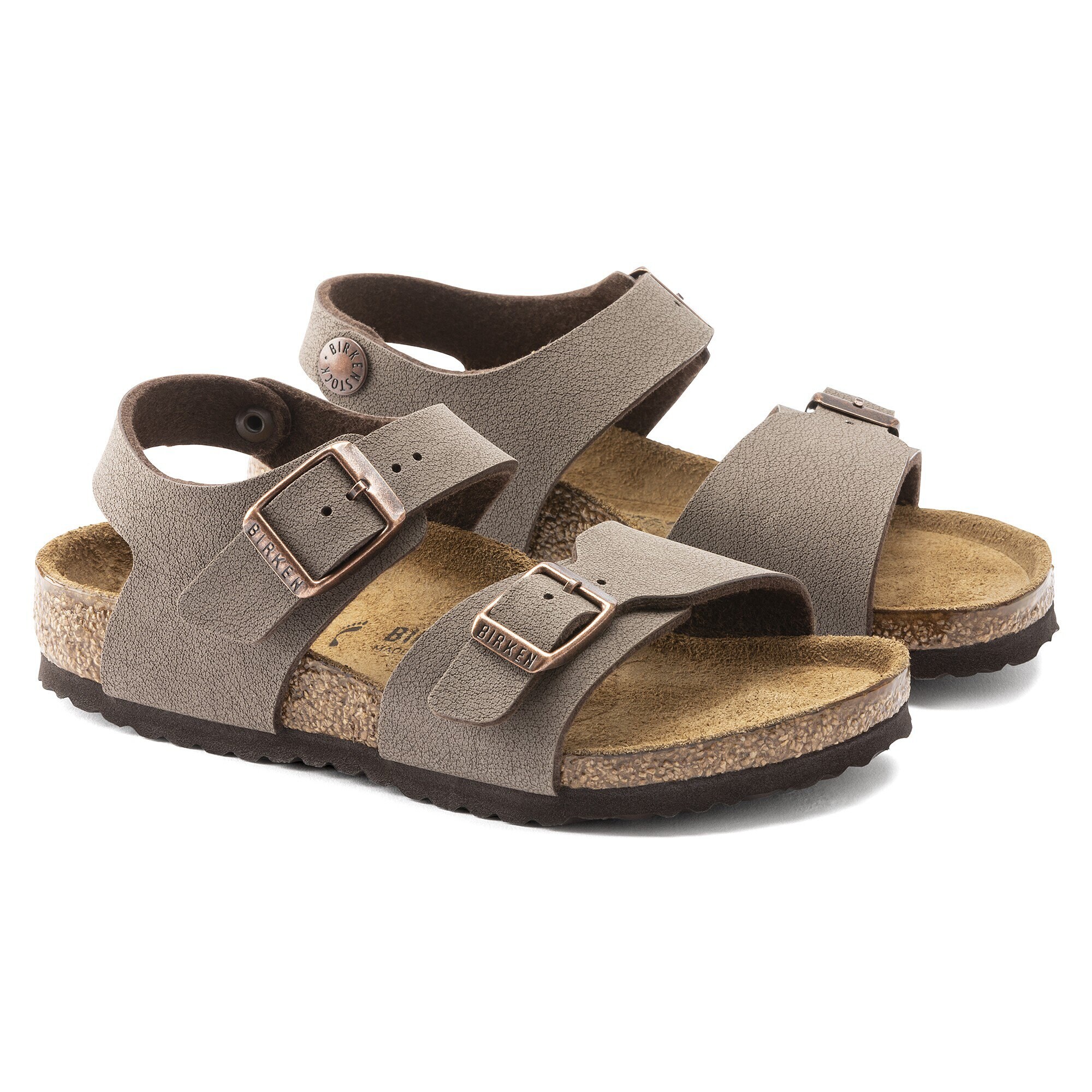 BIRKENSTOCK日本限定ビルコフローヌバック ブルー/ホワイト