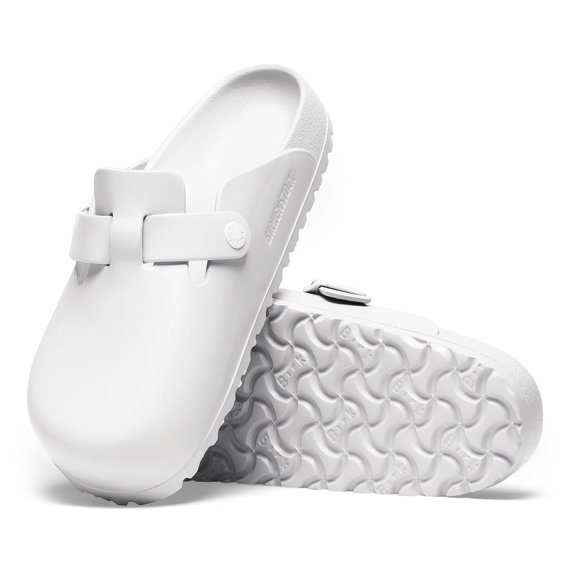 white birkenstock essentials