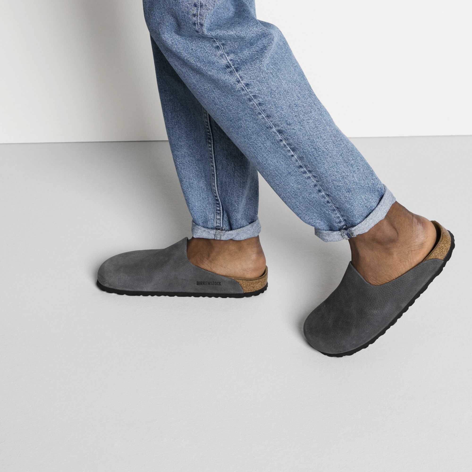 Nubuck Leather Steer Anthracite | BIRKENSTOCK