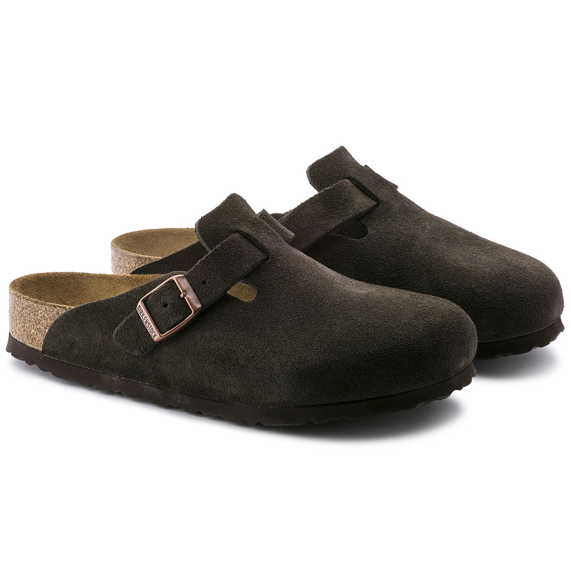 birkenstock boston fur mocha