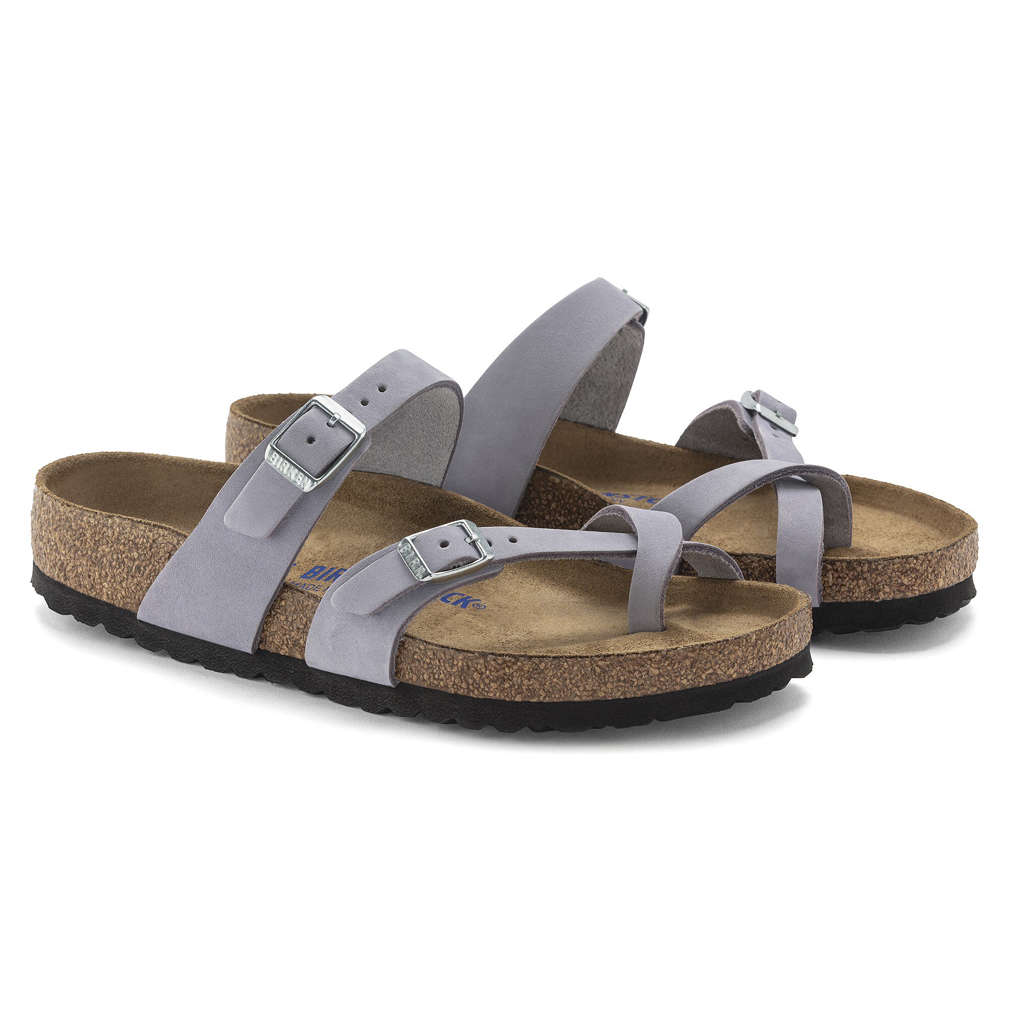 Mayari Soft Footbed Nubuck Leather Purple Fog | BIRKENSTOCK