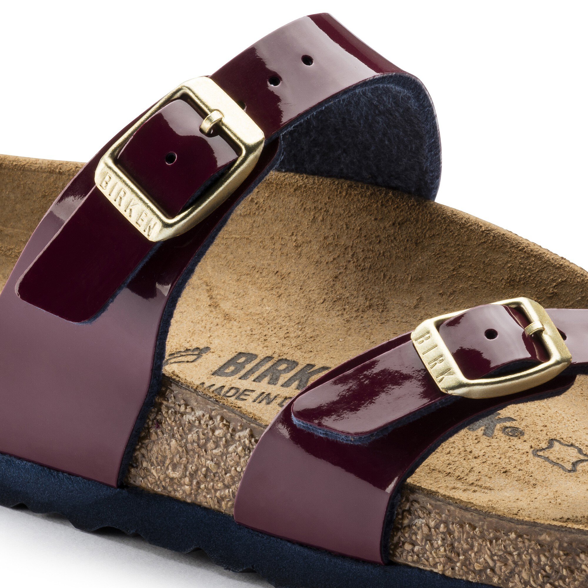Mayari Birko Flor Patent Two Tone Wine