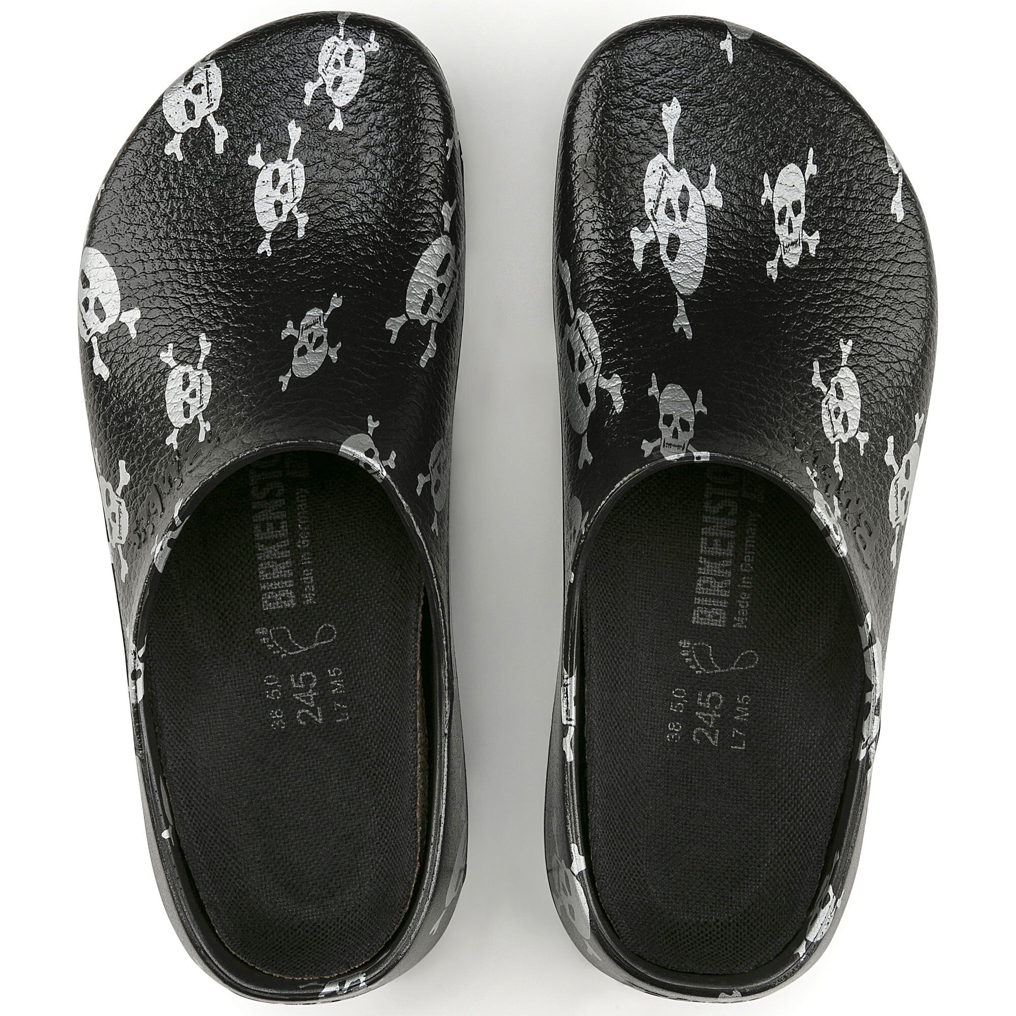 birkenstock skull clogs