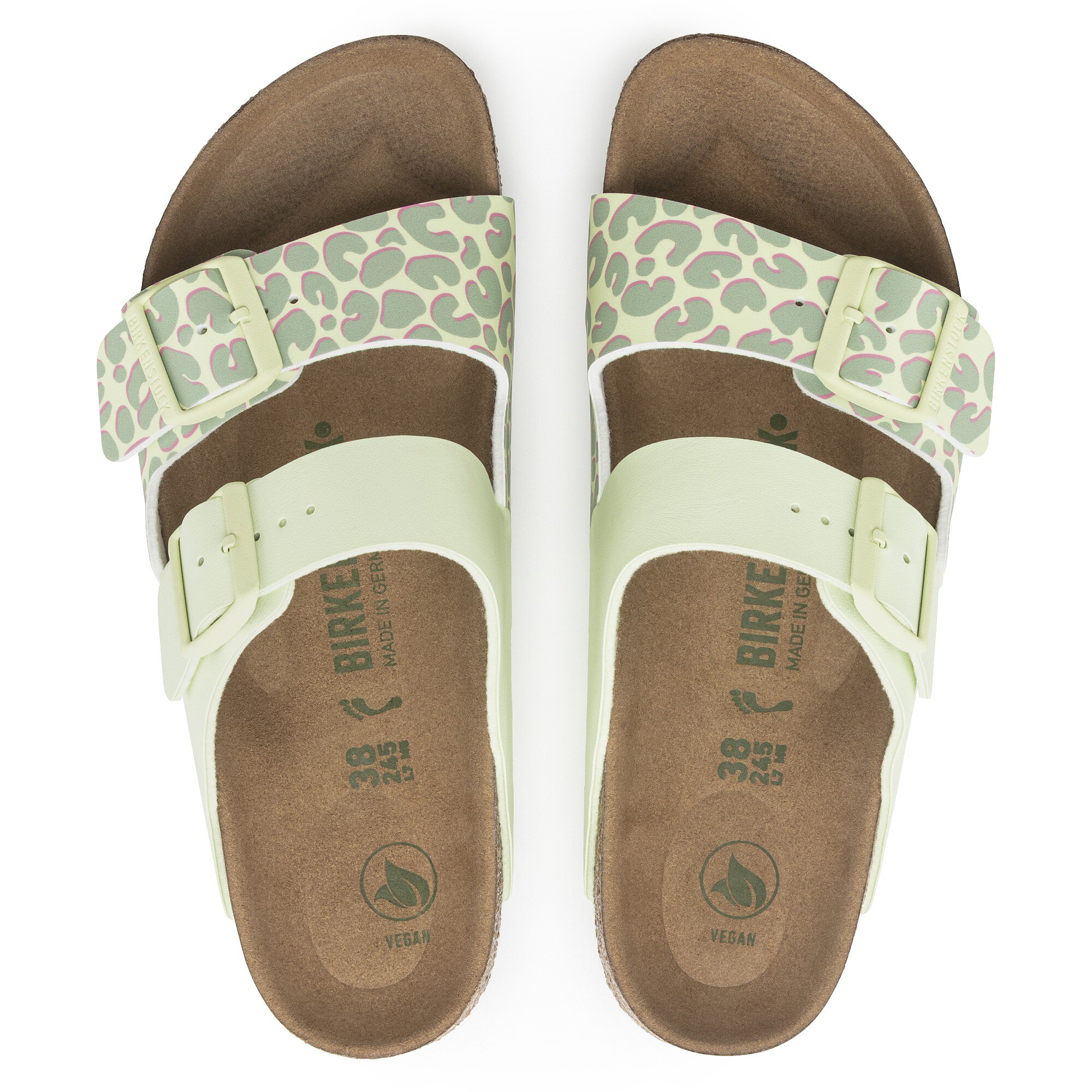 birkenstock arizona split white gold