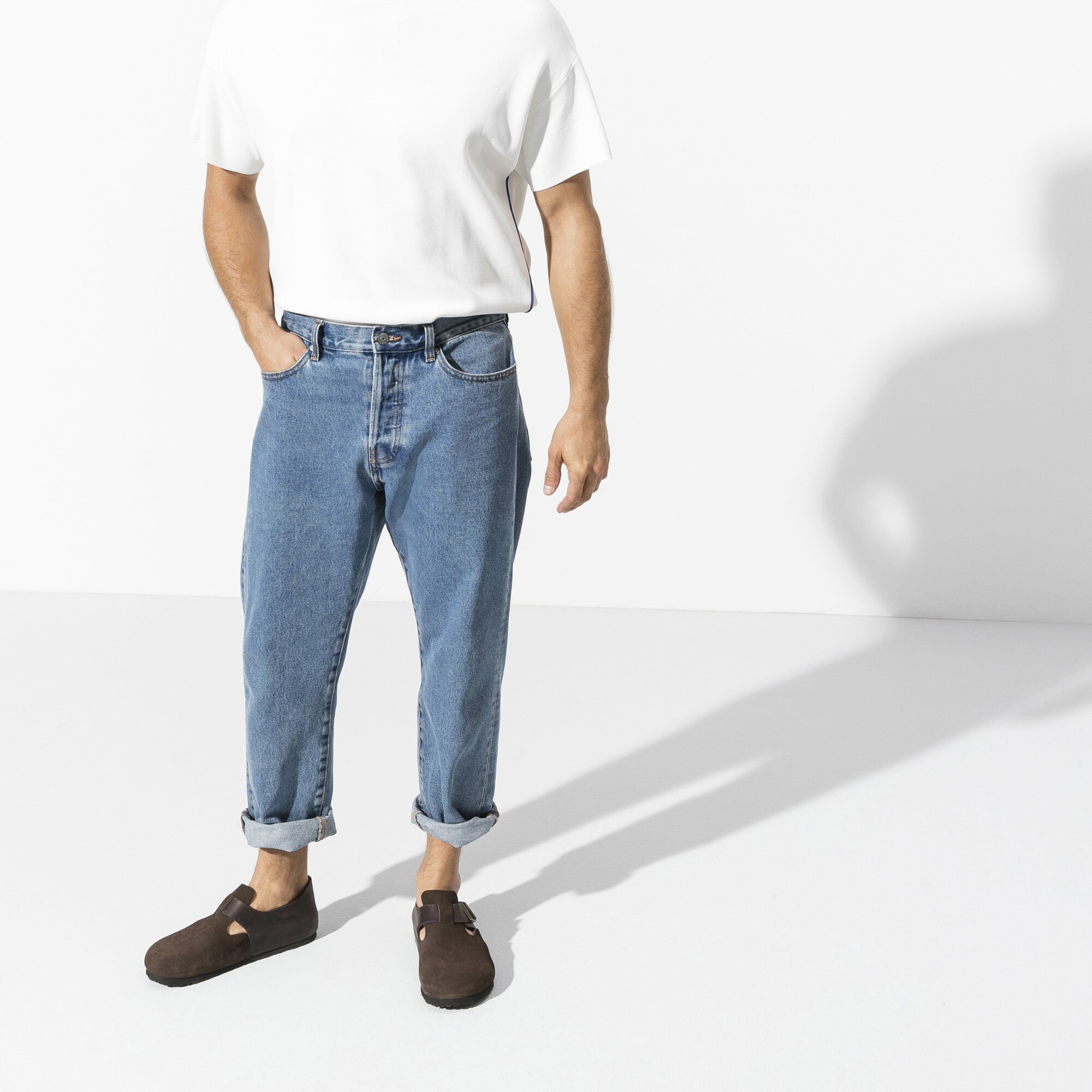 London Oiled Leather/Suede Leather Ebony | BIRKENSTOCK
