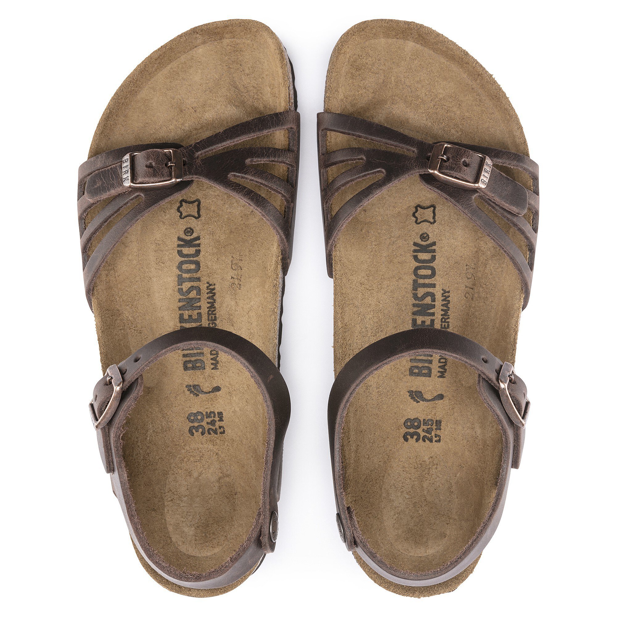 Schiereiland Attent Mantel Bali Oiled Leather Habana | BIRKENSTOCK