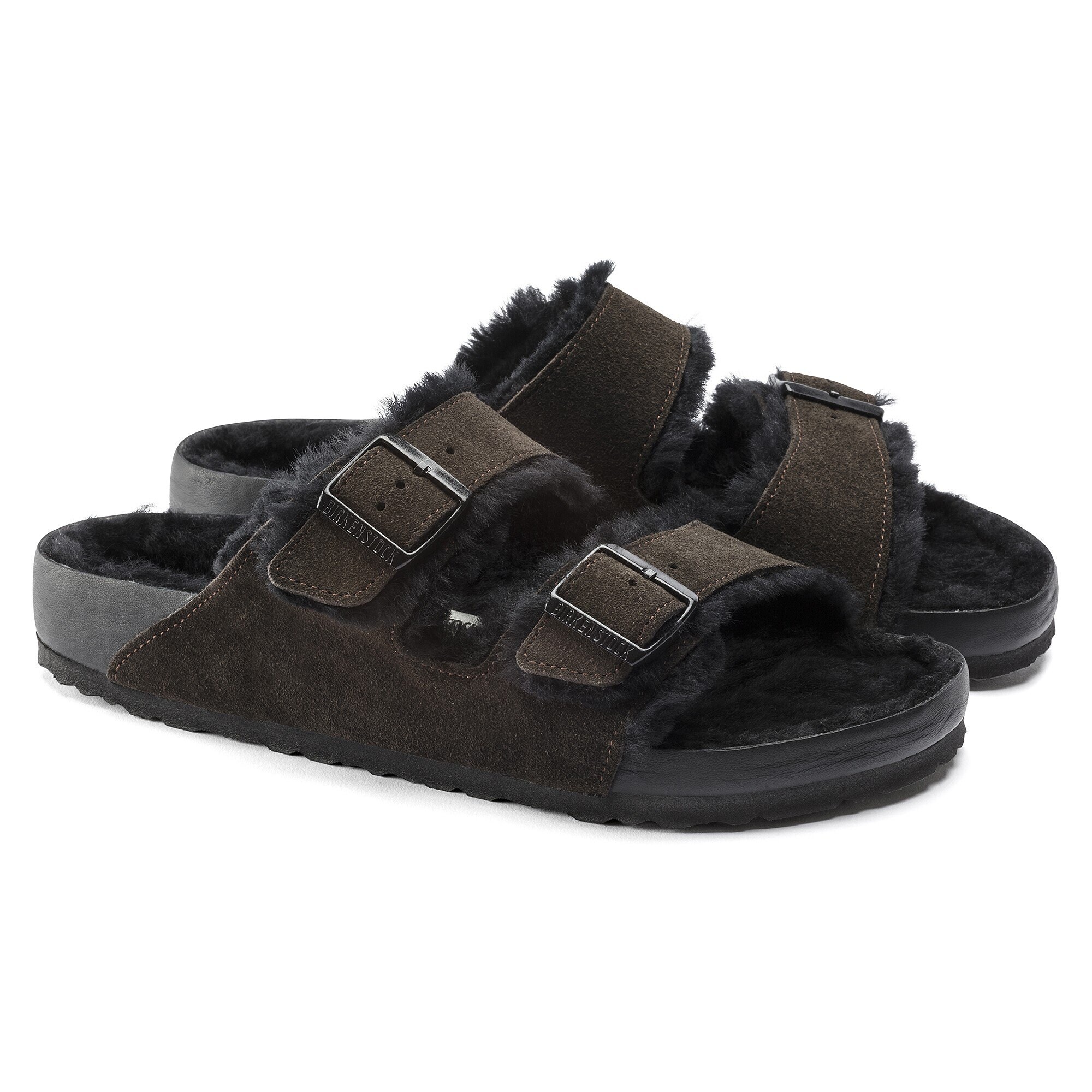 Arizona Shearling Suede Leather Mocha