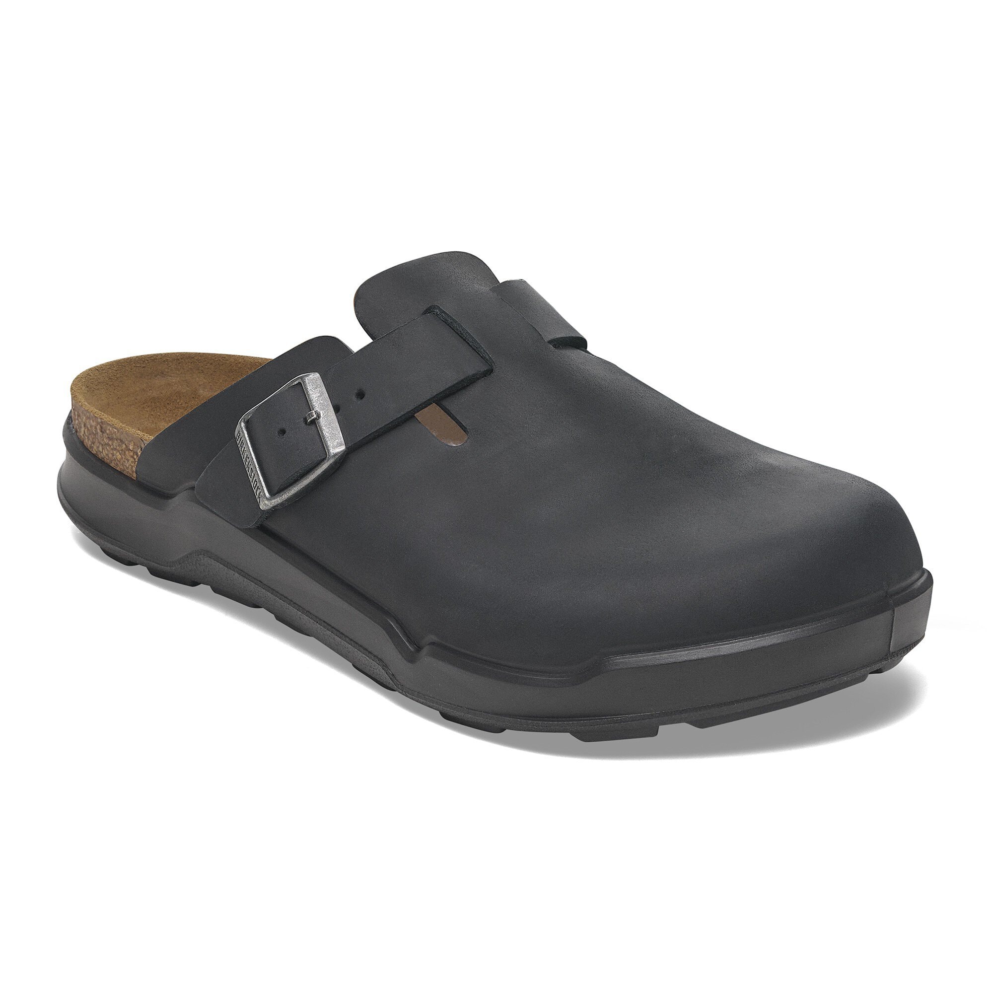 Boston Crosstown Oiled Leather Black | BIRKENSTOCK