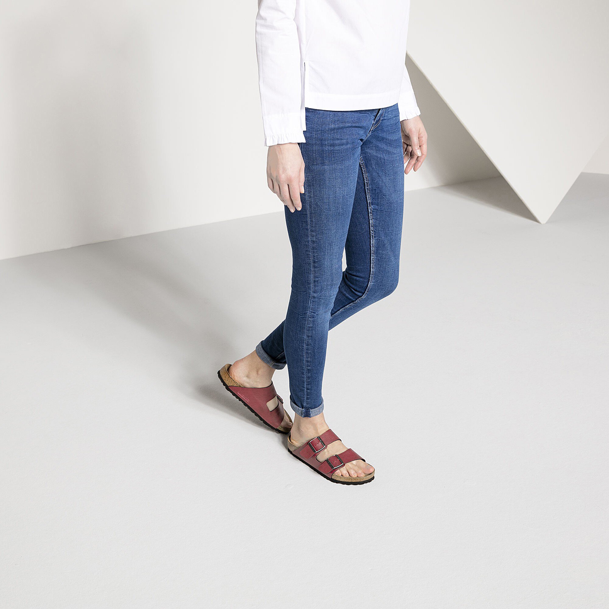 Pull up bordeaux birkenstock discount