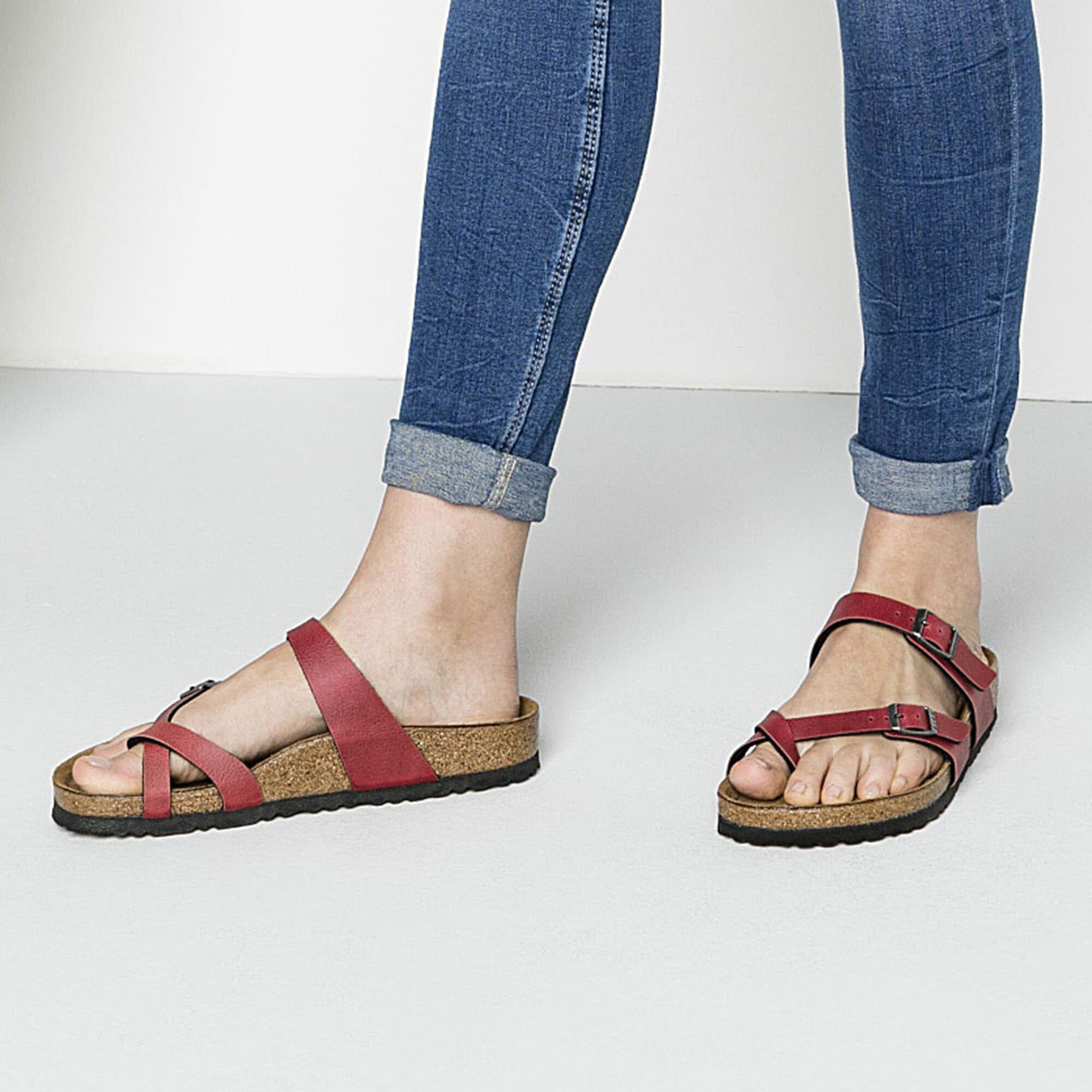 birkenstock pull up bordeaux