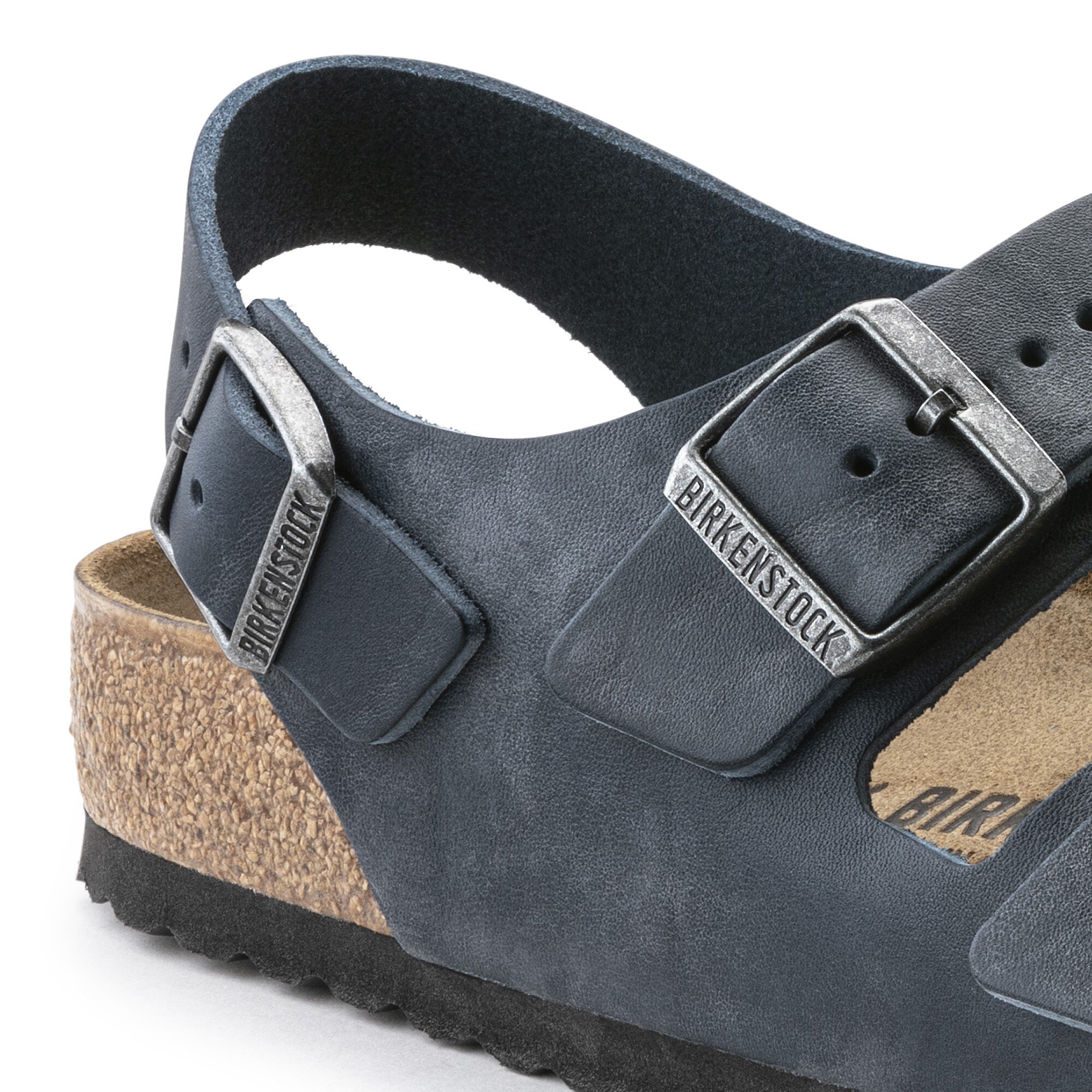 Catena Arving Modstander Milano Natural Leather Midnight | BIRKENSTOCK