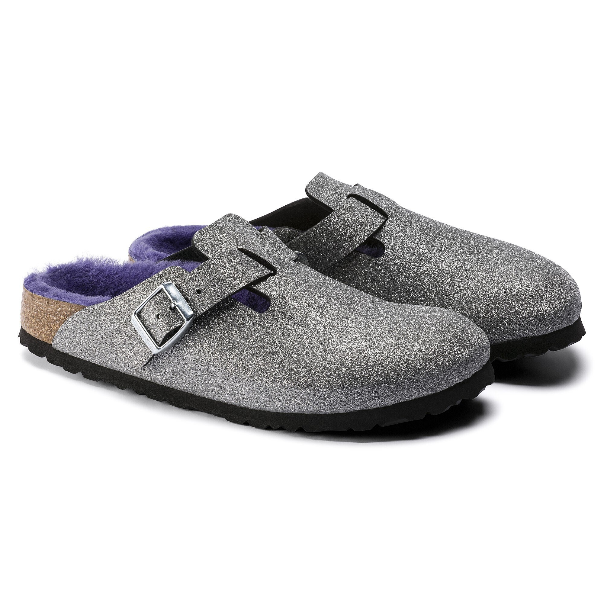 Boston Shearling Birko-Flor Dust Silver | BIRKENSTOCK