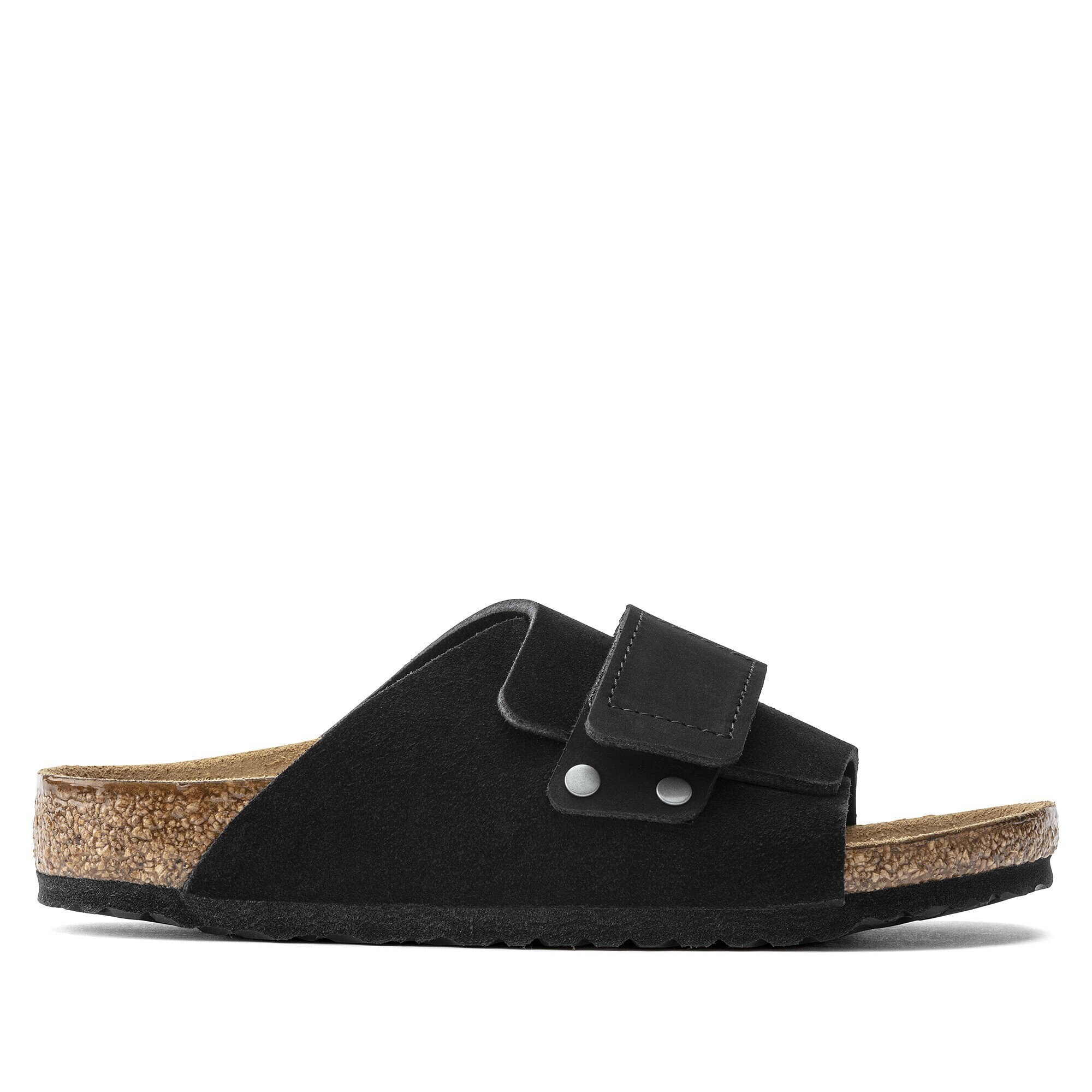アドベックスモック￼1本 Kyoto Kids Suede Nubuck Black | BIRKENSTOCK