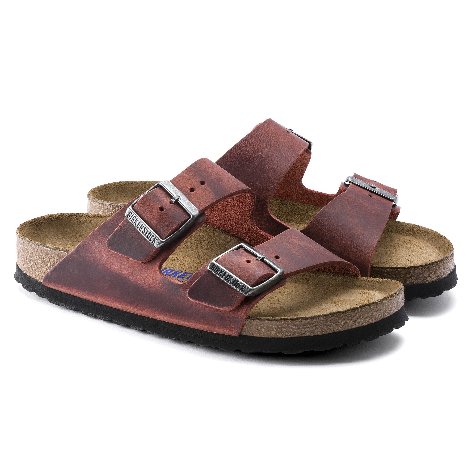 birkenstock mayari oiled leather earth red