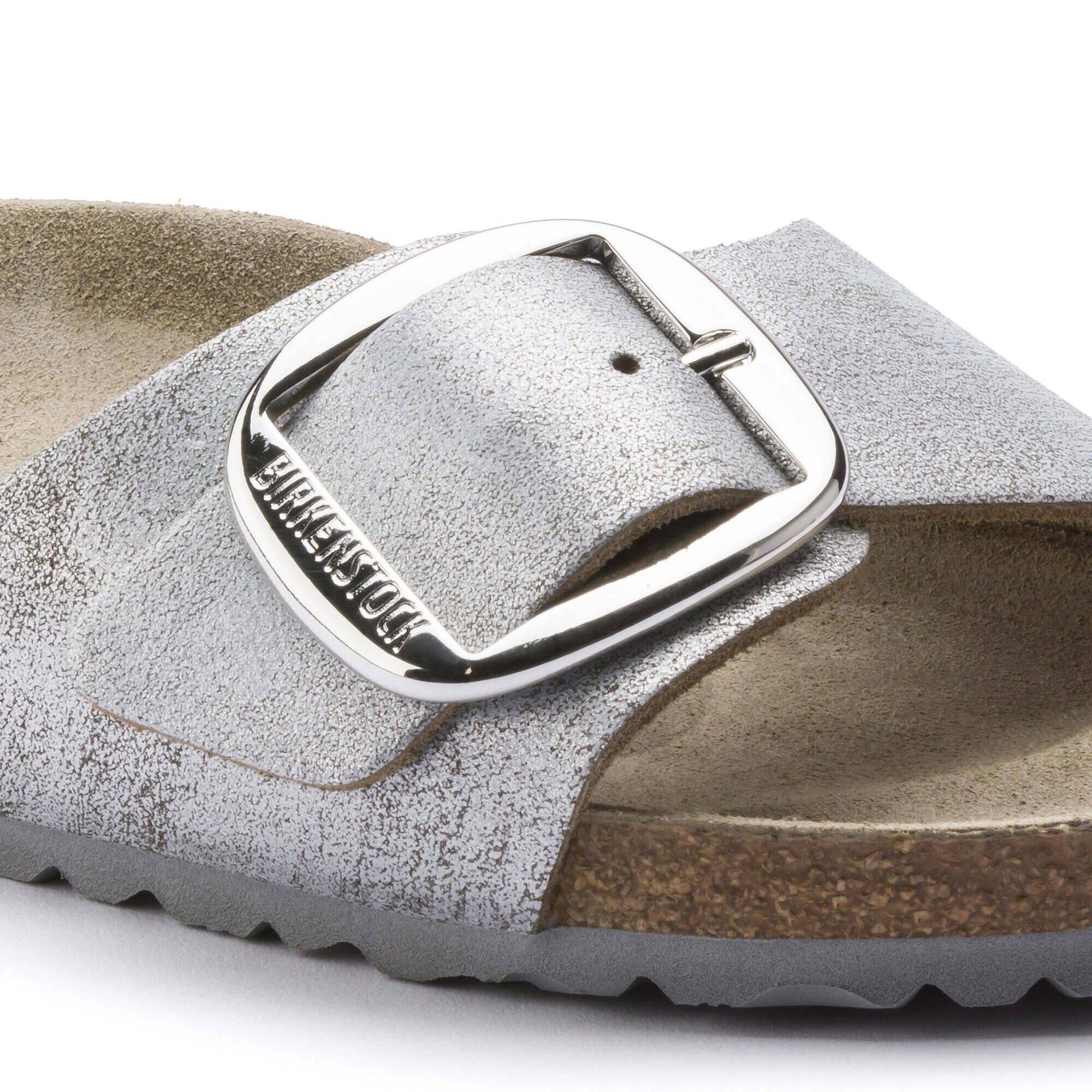 birkenstock madrid big buckle metallic