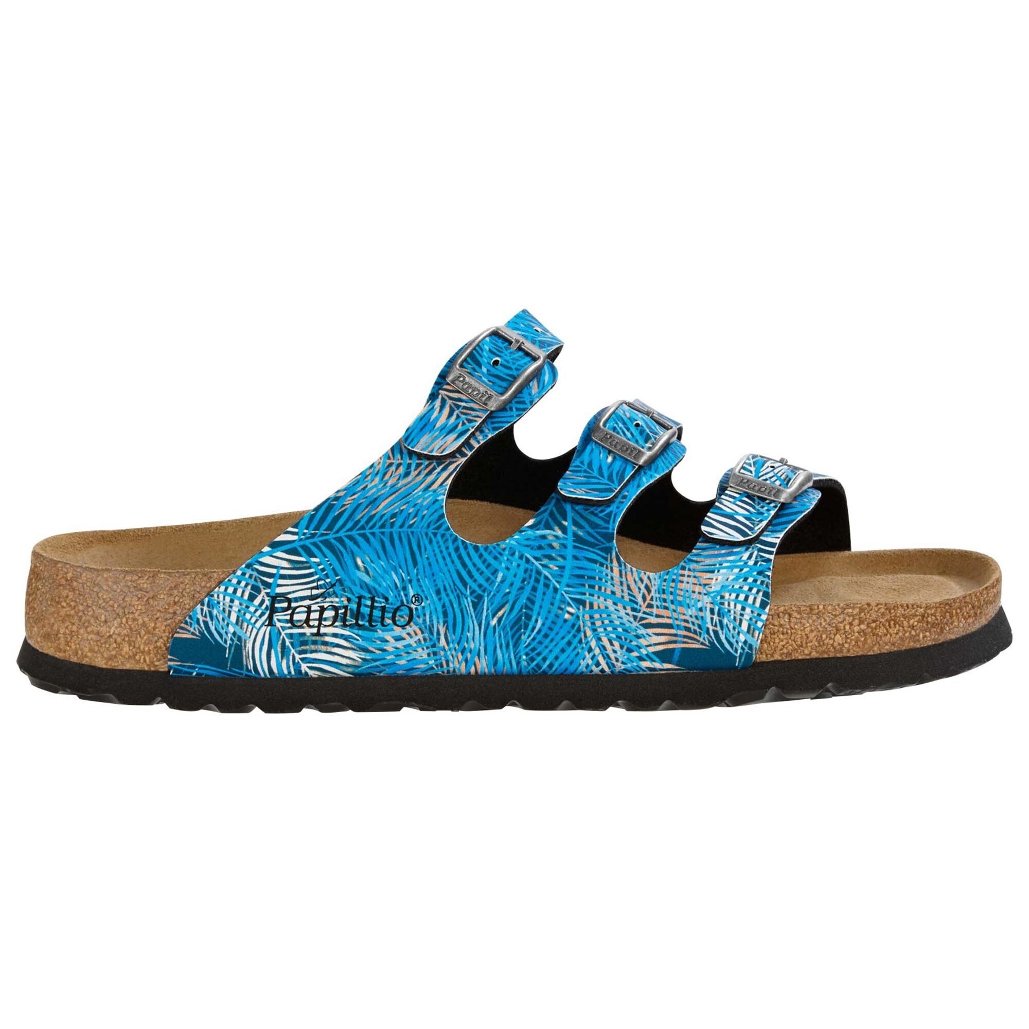 blue birkenstock sandals
