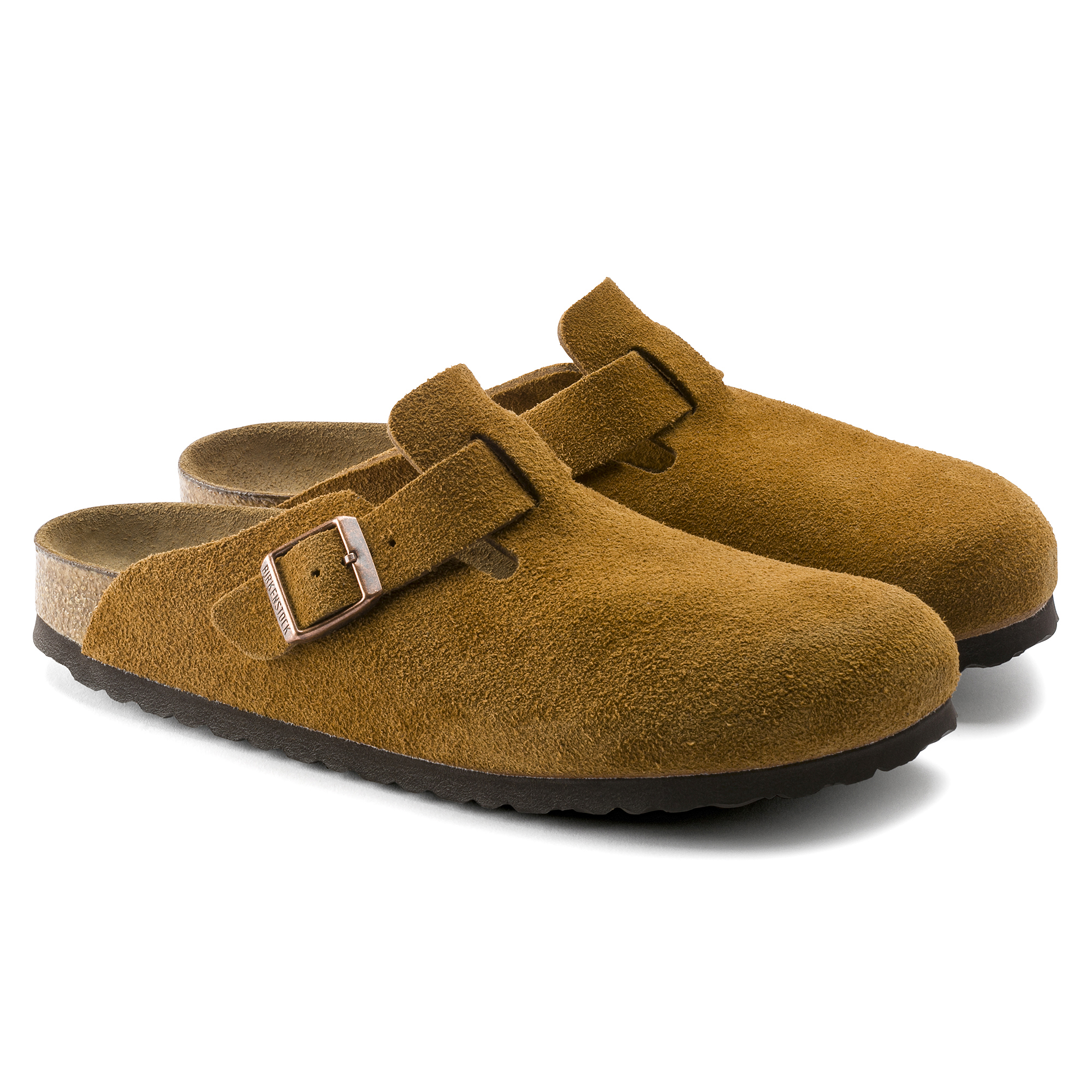 boston soft footbed suede leather