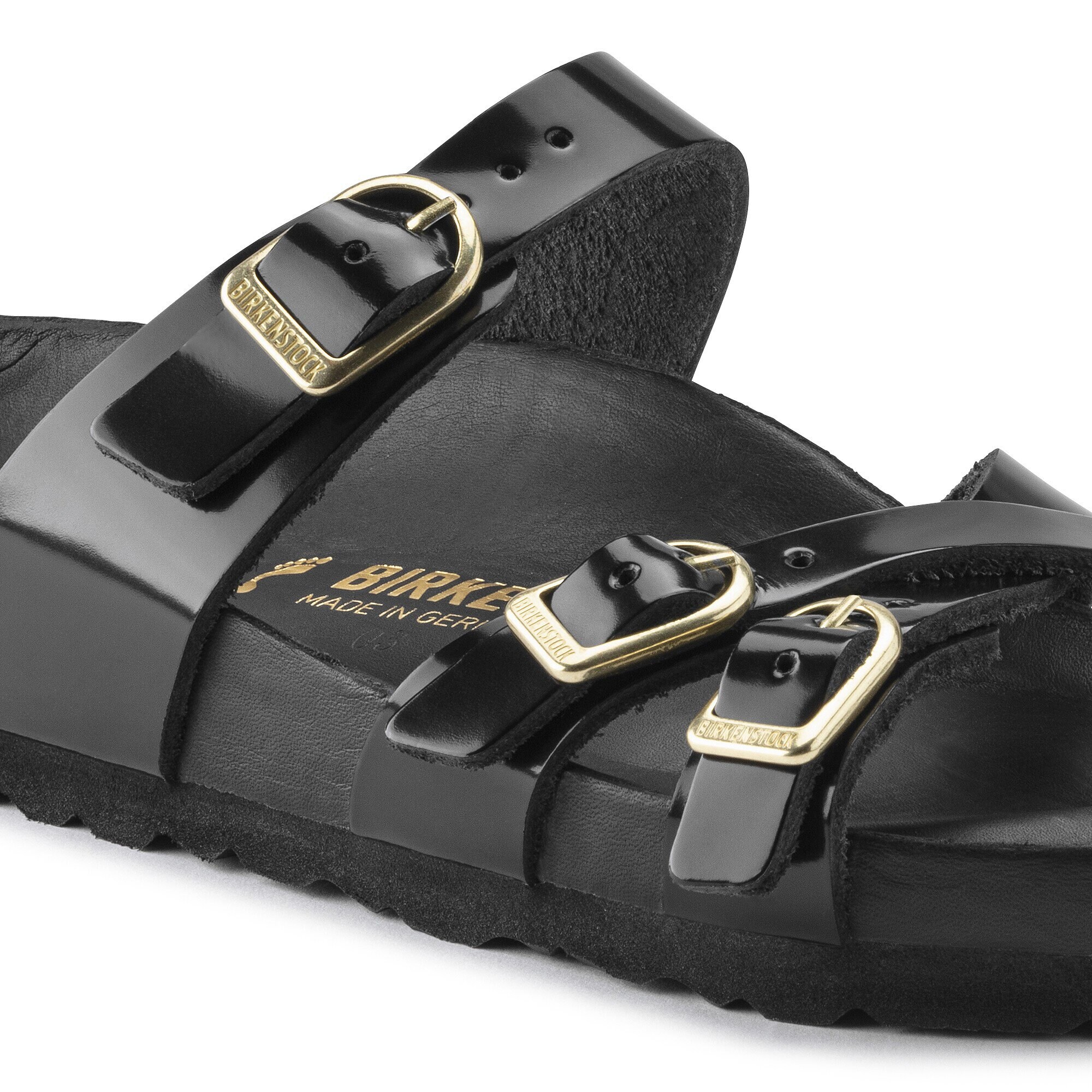 Franca Natural Leather Patent High Shine Black | BIRKENSTOCK