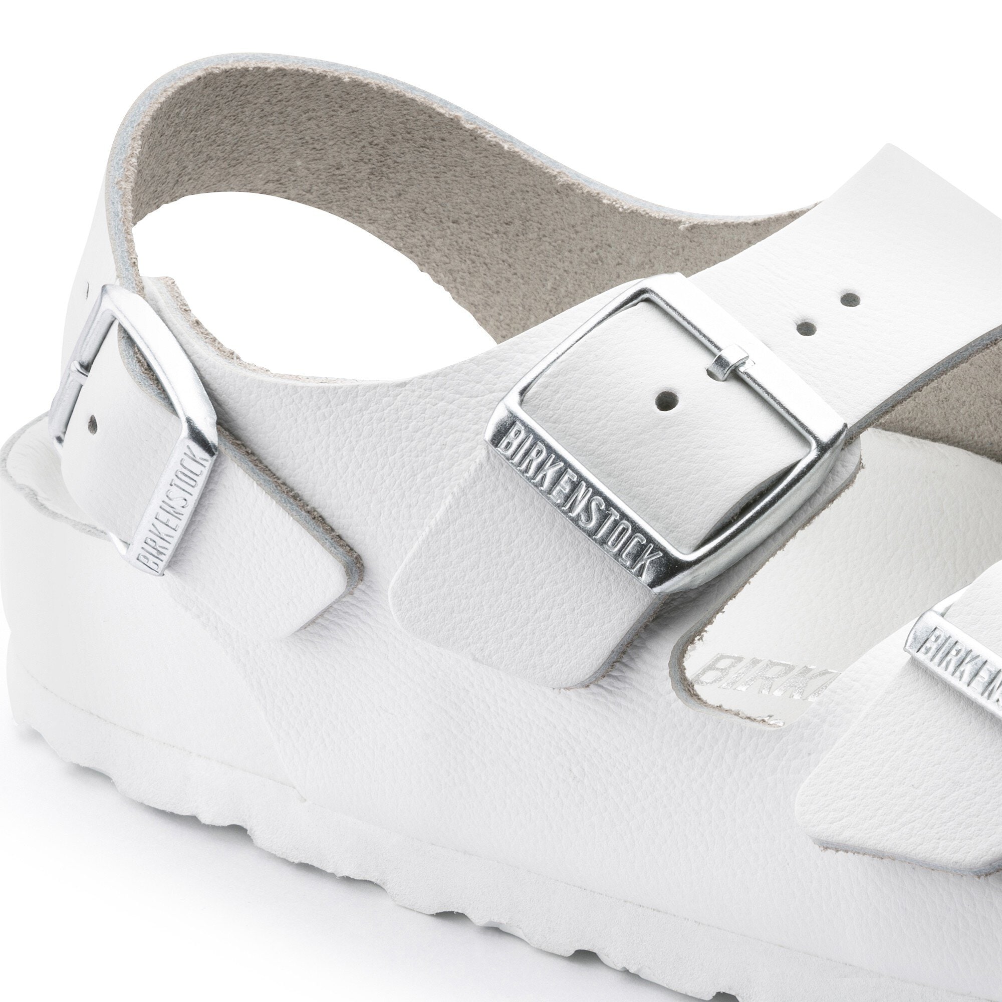birkenstock leather white