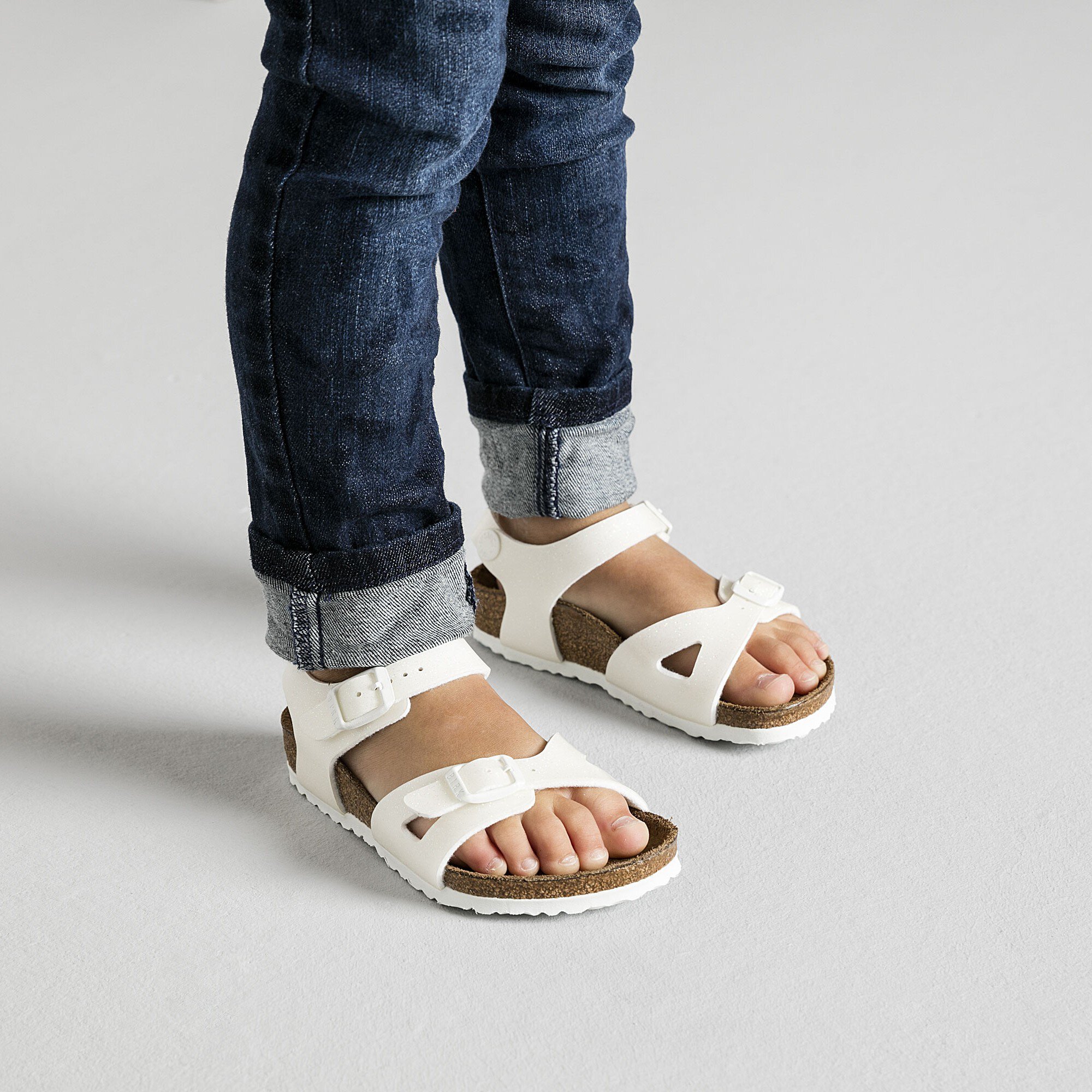 strand Crimineel thuis Rio Kids Birko-Flor Magic Galaxy White | BIRKENSTOCK