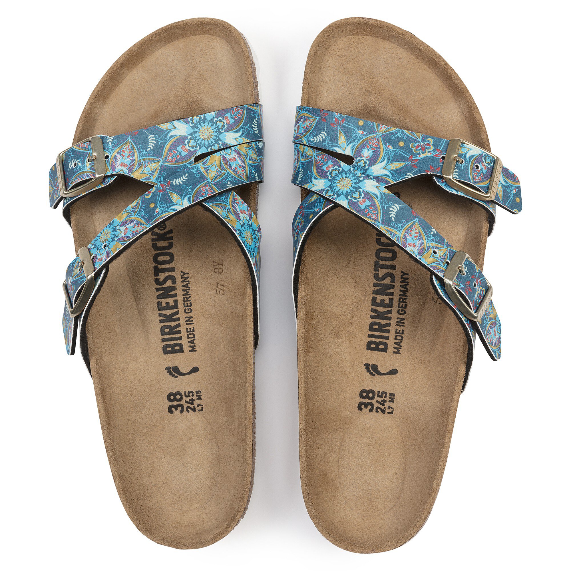 boho flowers birkenstock