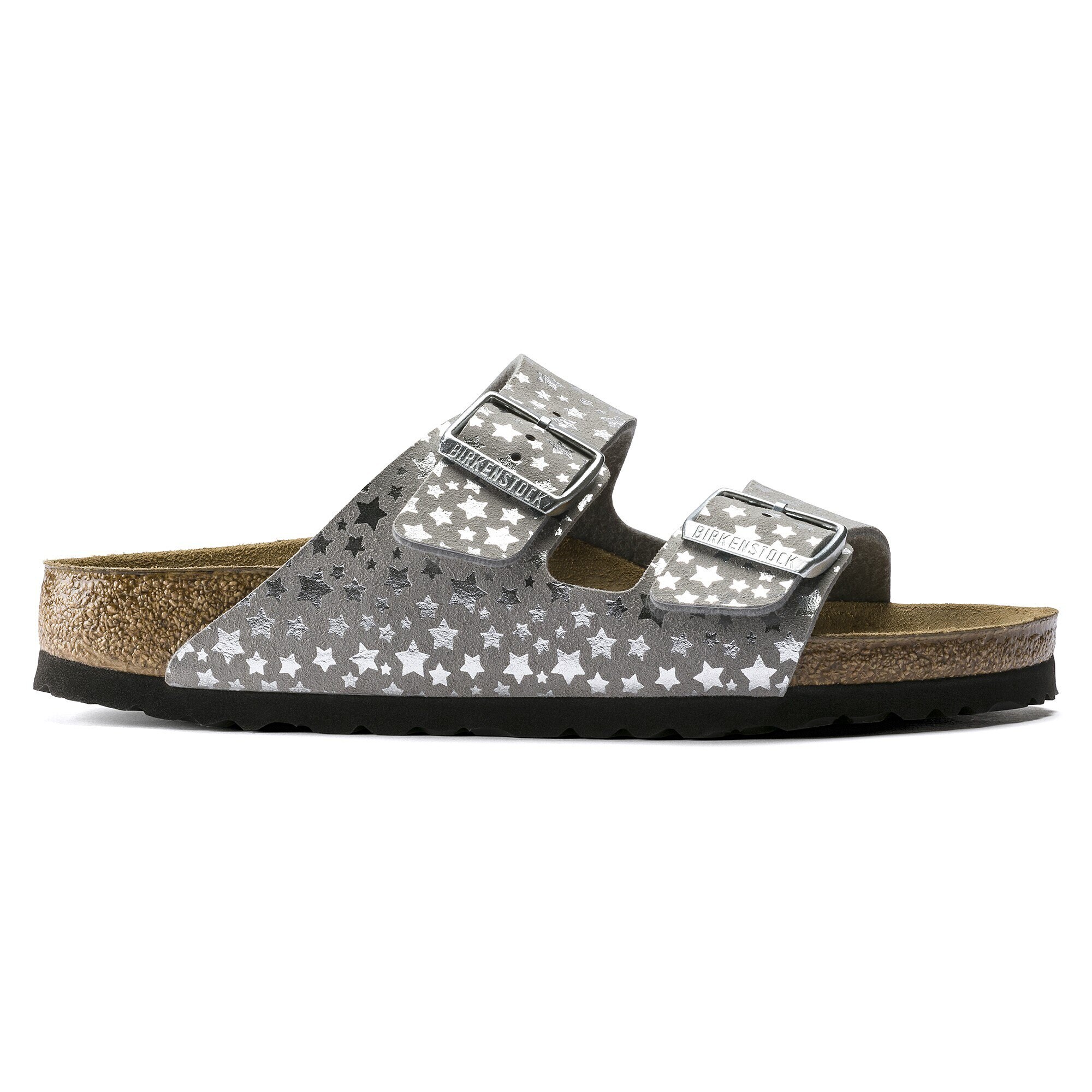 birkenstock arizona starry sky silver