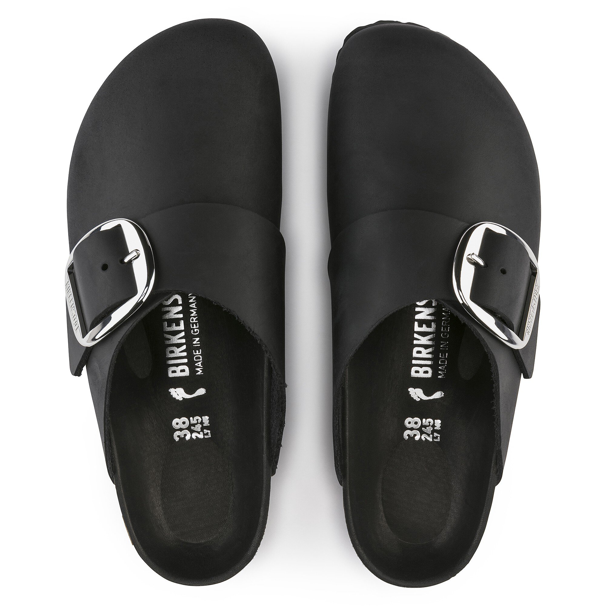 basel big buckle clog