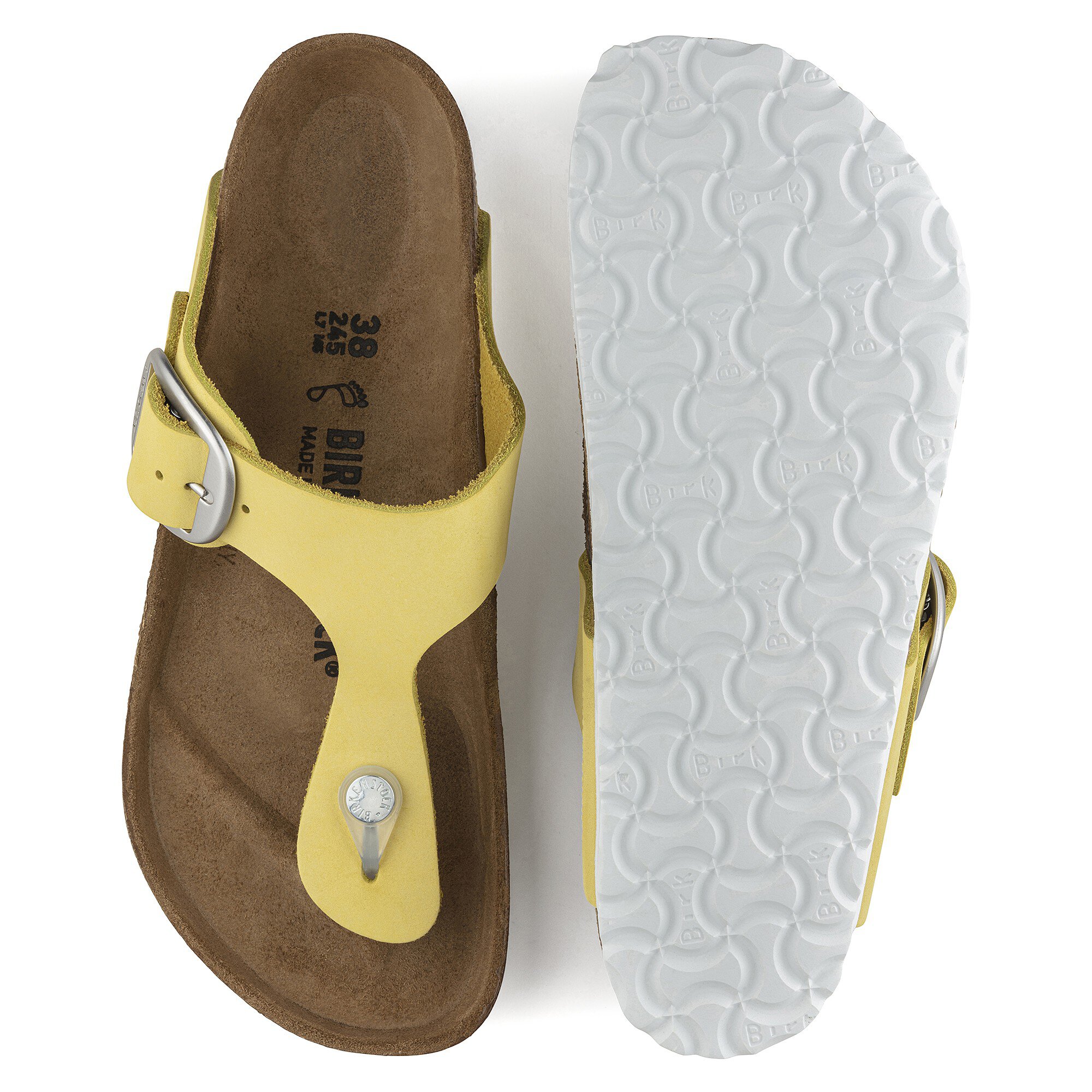 Birkenstock gizeh yellow on sale