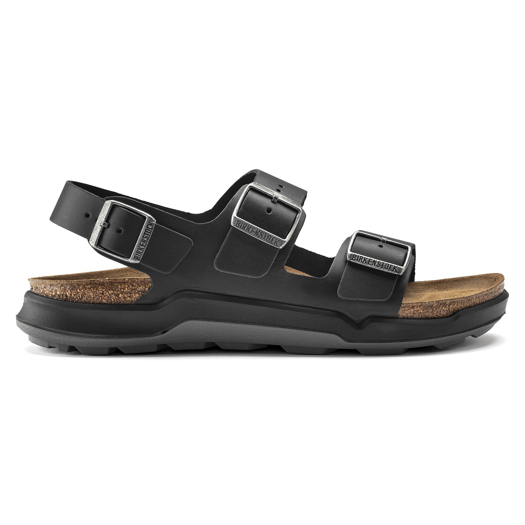 Milano Rugged Men Oiled Black | BIRKENSTOCK