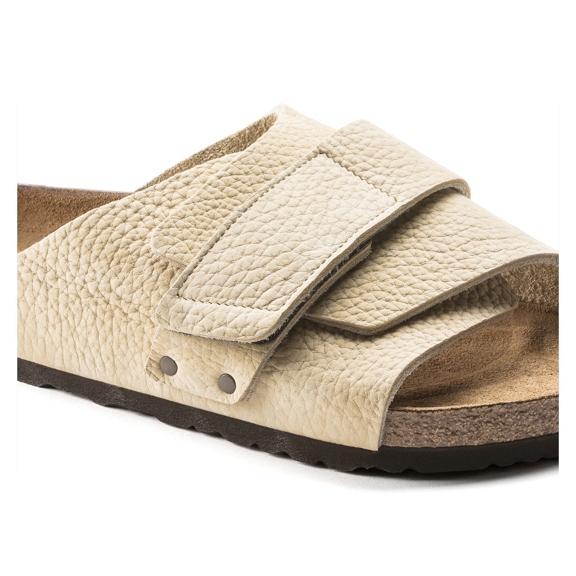Kyoto Soft Footbed Nubuck Leather Desert Buck Almond