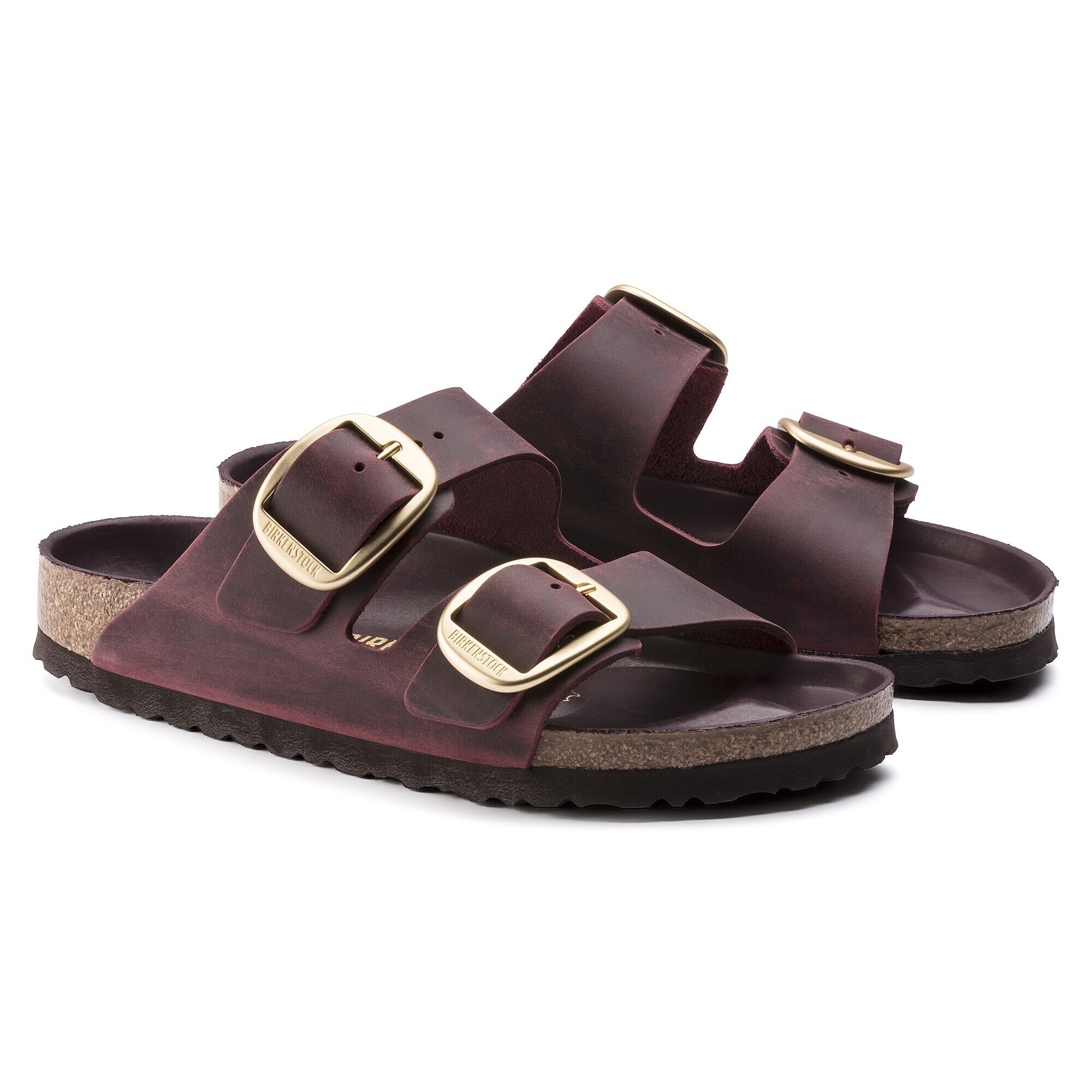 birkenstock arizona big buckle oiled leather