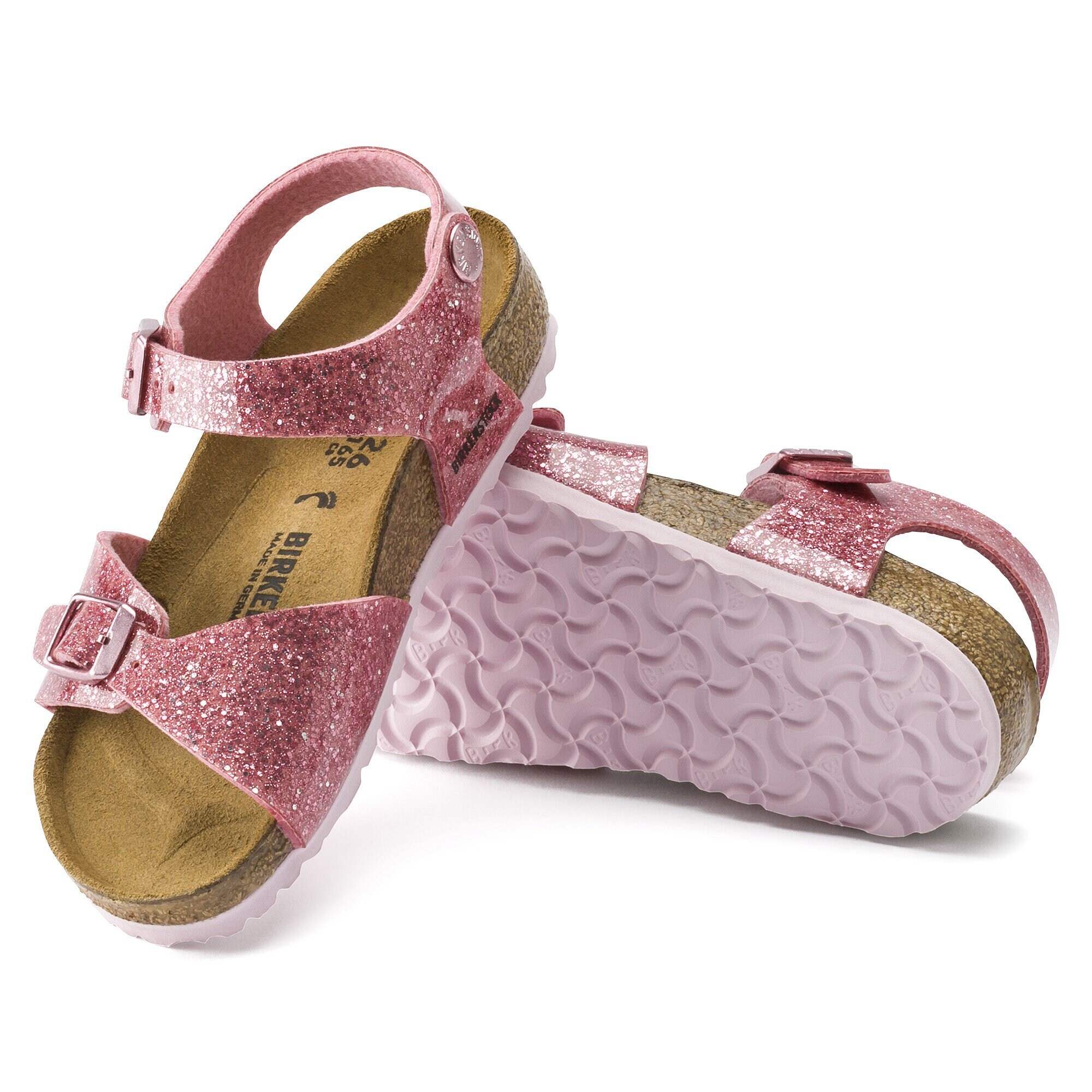 Rio Kids Birko-Flor Cosmic Sparkle Old Rose | BIRKENSTOCK