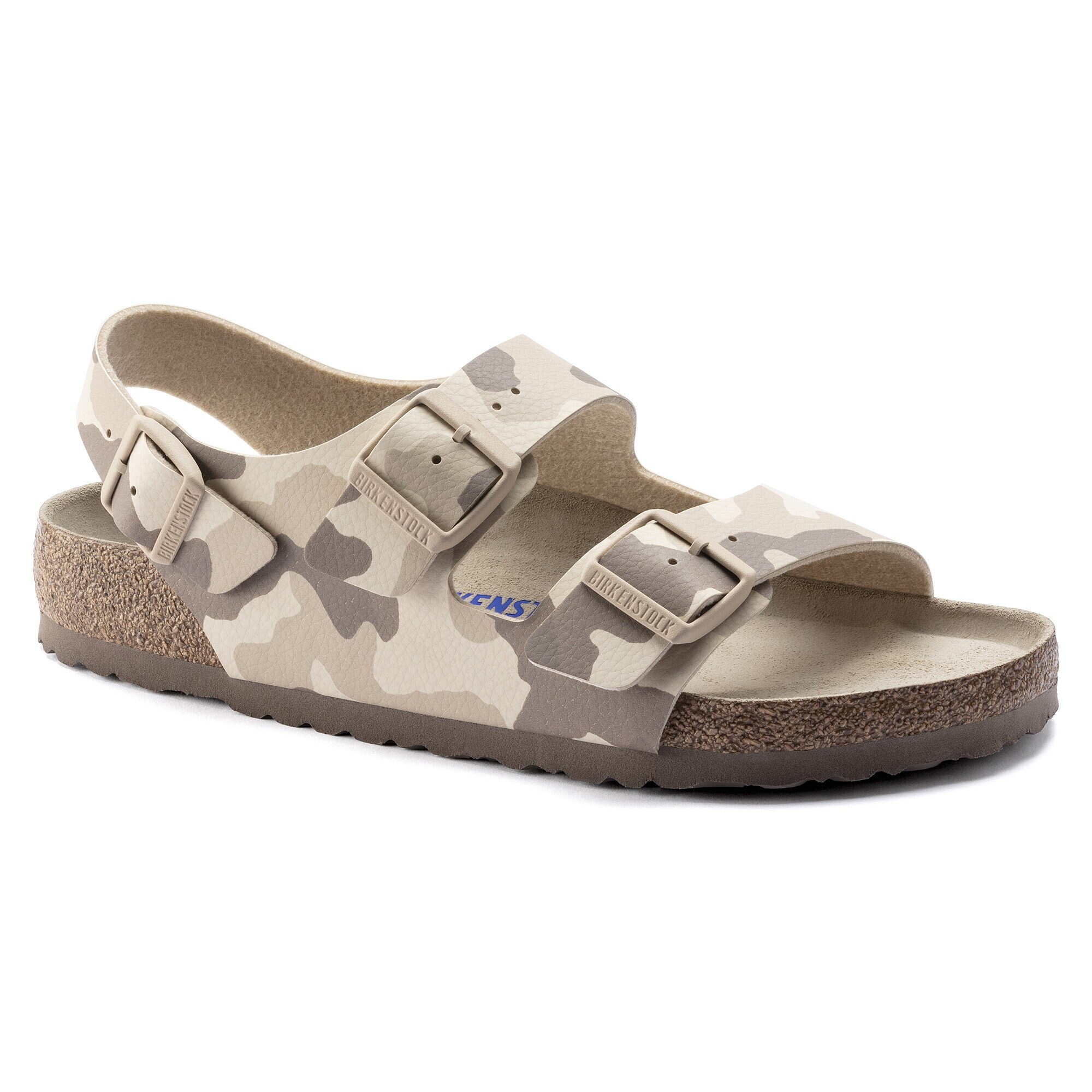 Milano Soft Footbed Birko-Flor Desert Soil Gray/Taupe | BIRKENSTOCK