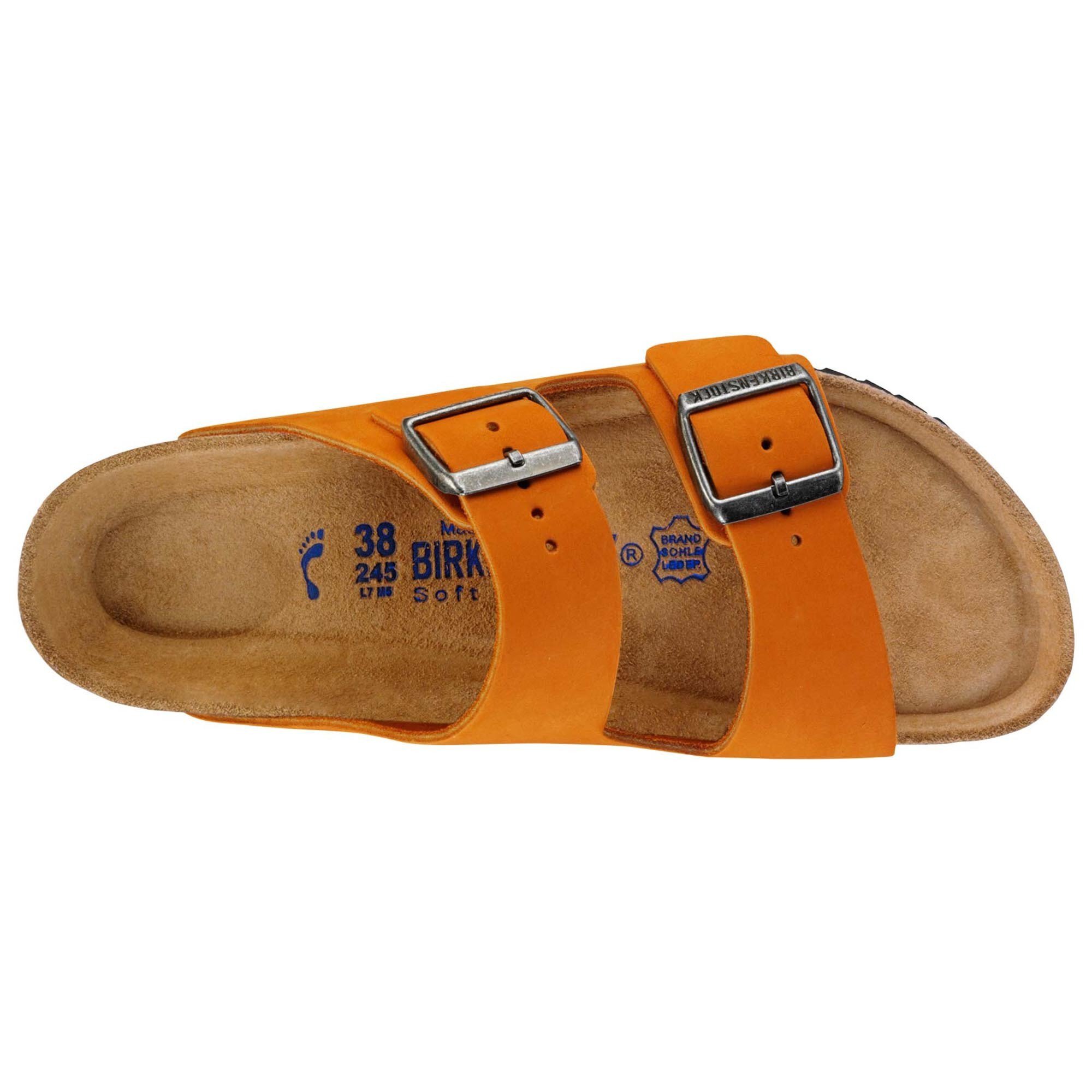 Birkenstock arizona orange nubuck Clearance