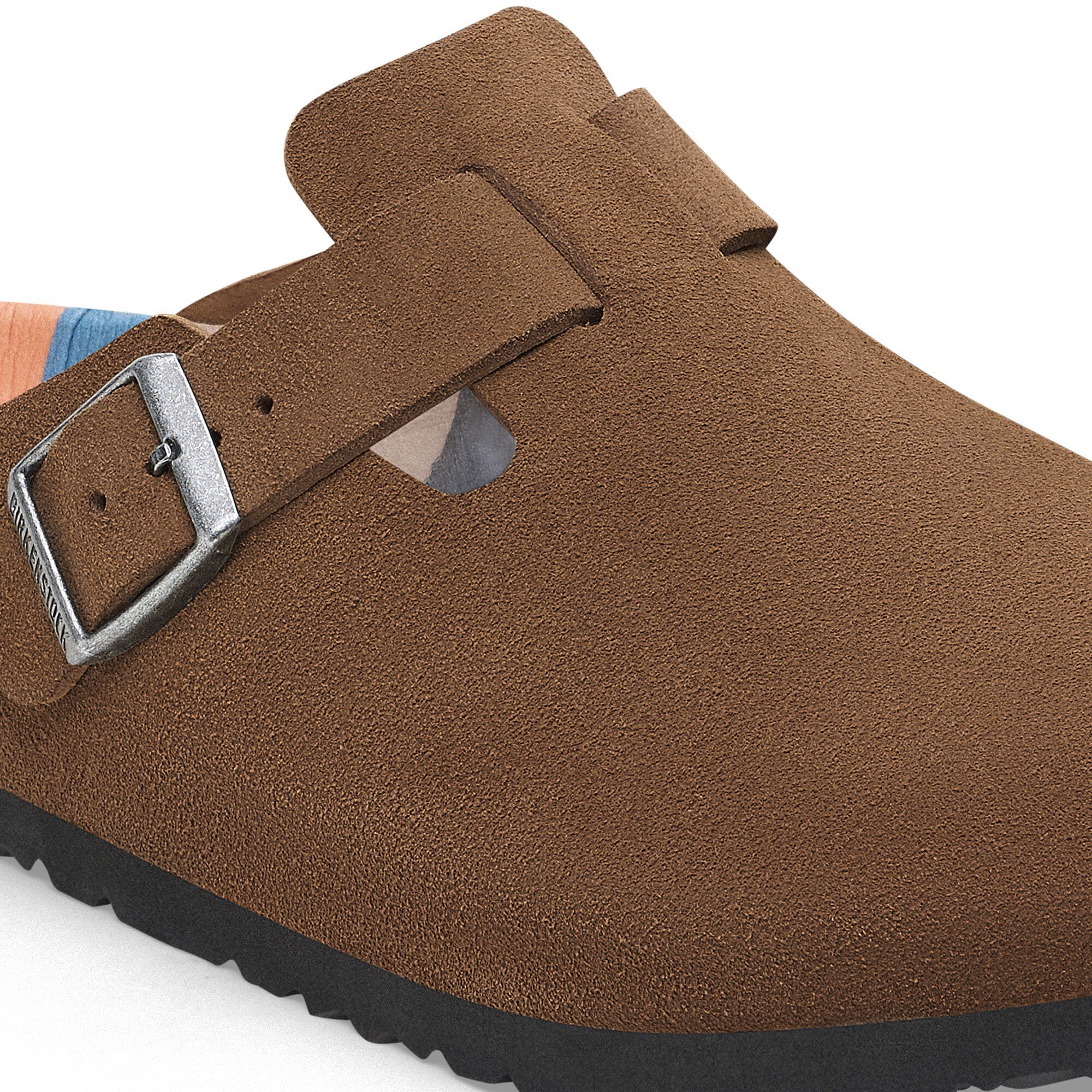 10293 BIRKENSTOCK ボストン 25cm スエード 茶 レディース