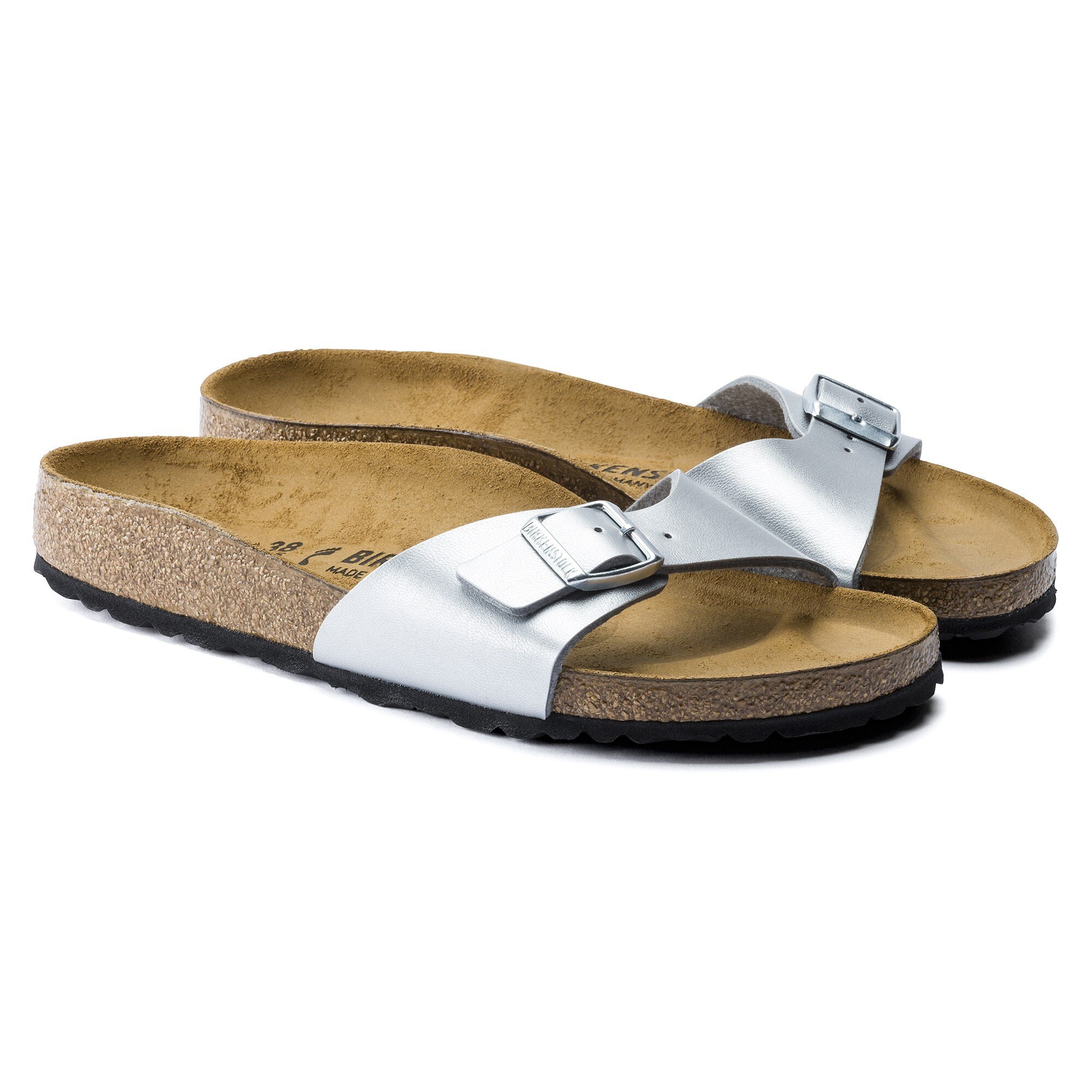 Silver madrid birkenstocks uk on sale