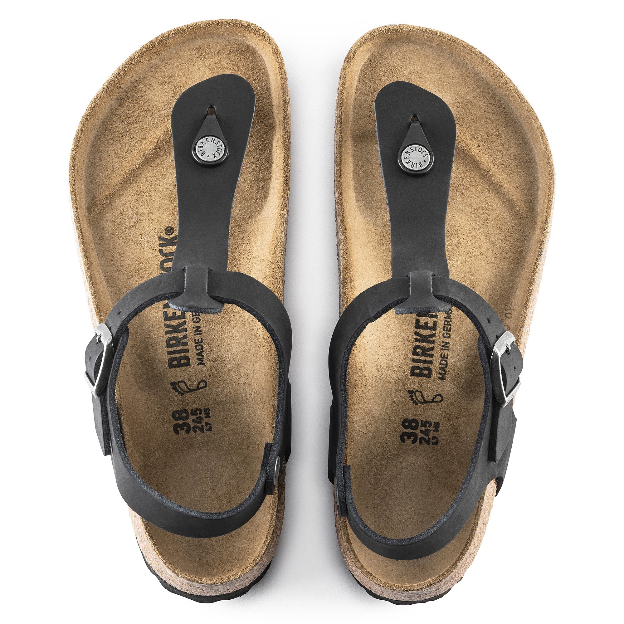 med undtagelse af fajance Konkurrencedygtige Kairo Oiled Leather Black | BIRKENSTOCK