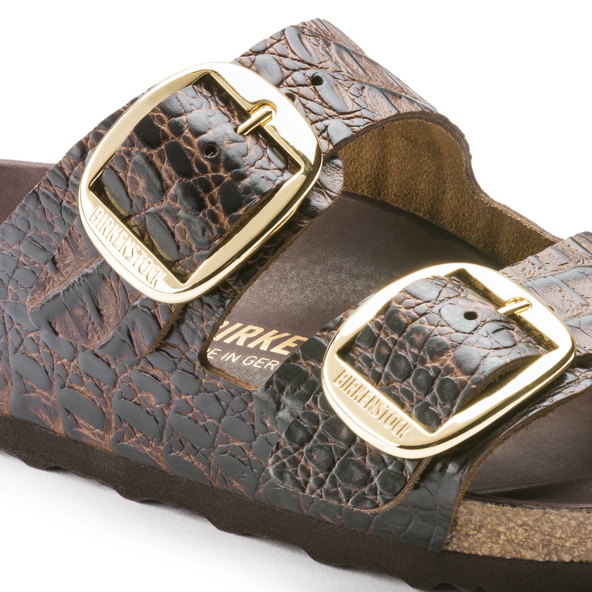 Arizona Embossed Natural Leather Gator 